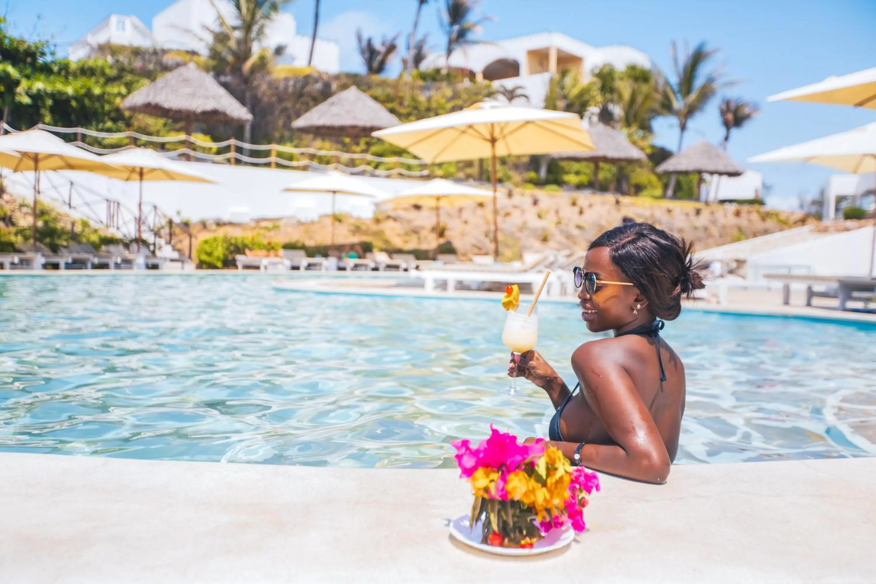 Swimming pool in AHG Lion Beach Resort
