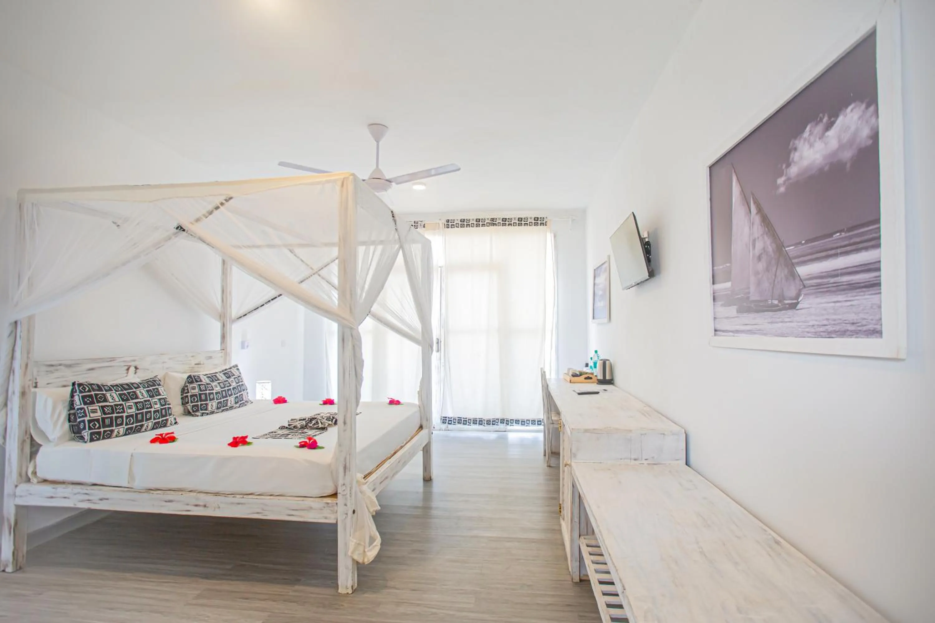 Bed in AHG Lion Beach Resort