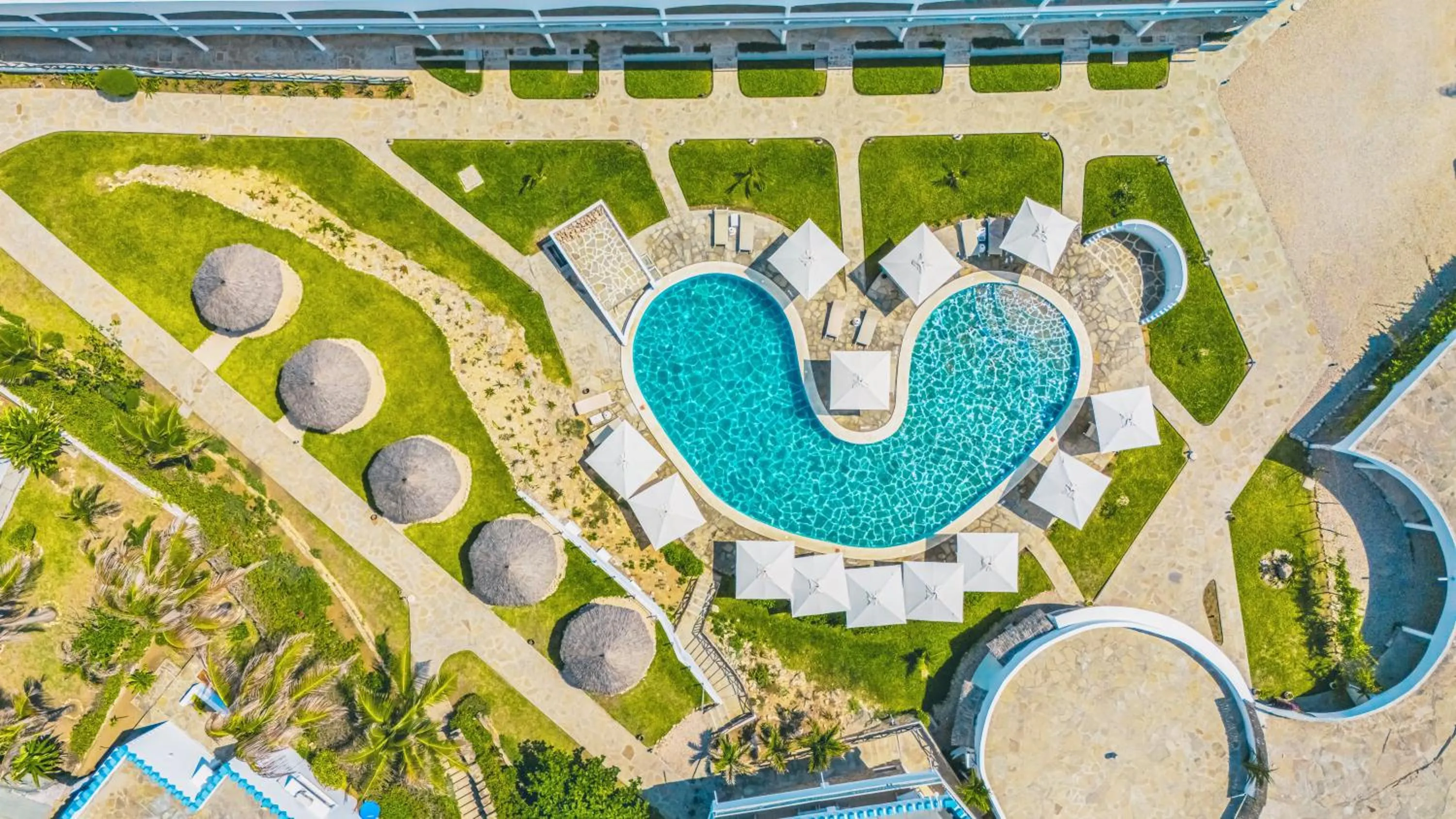 Bird's eye view in AHG Lion Beach Resort