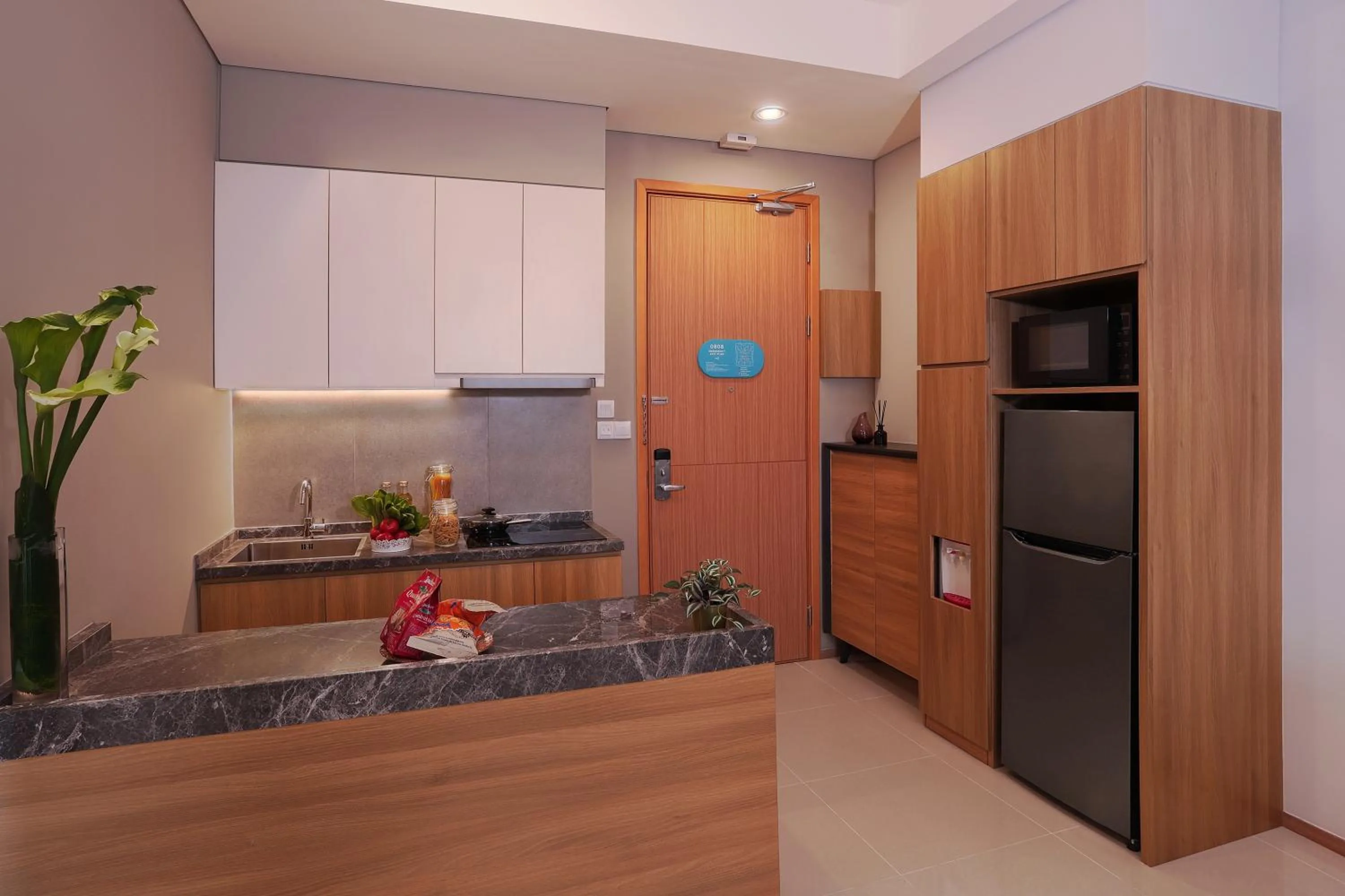 Kitchen or kitchenette in Citadines Gatot Subroto Jakarta