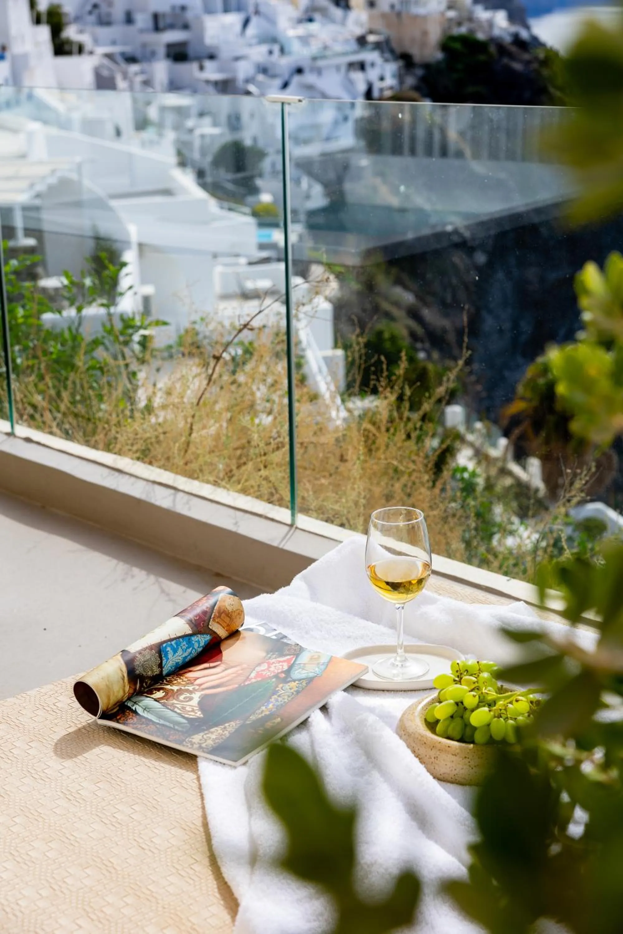 Natural landscape in CASASUNSHA Hybrid Retreat Santorini