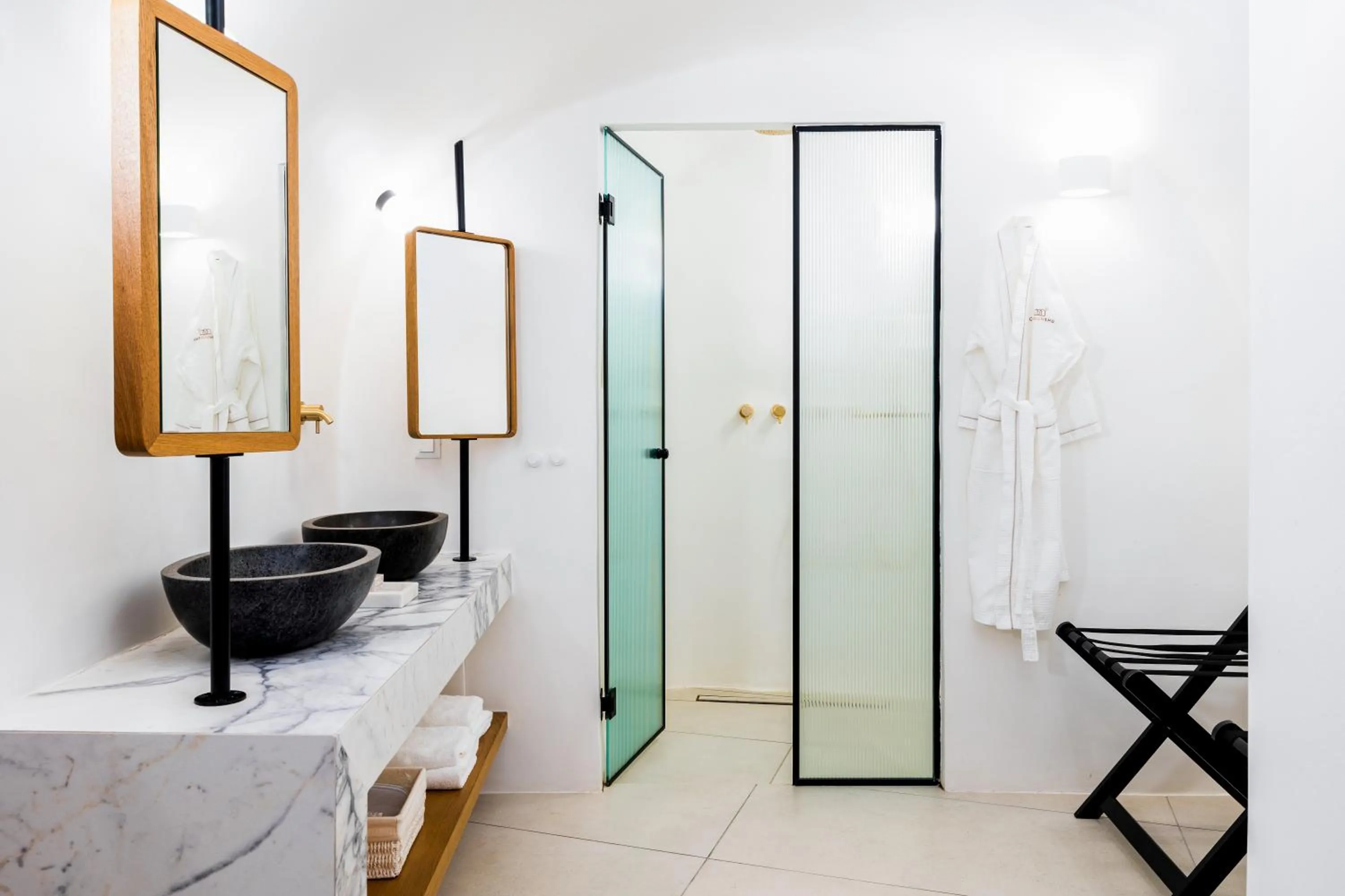 Bathroom in CASASUNSHA Hybrid Retreat Santorini