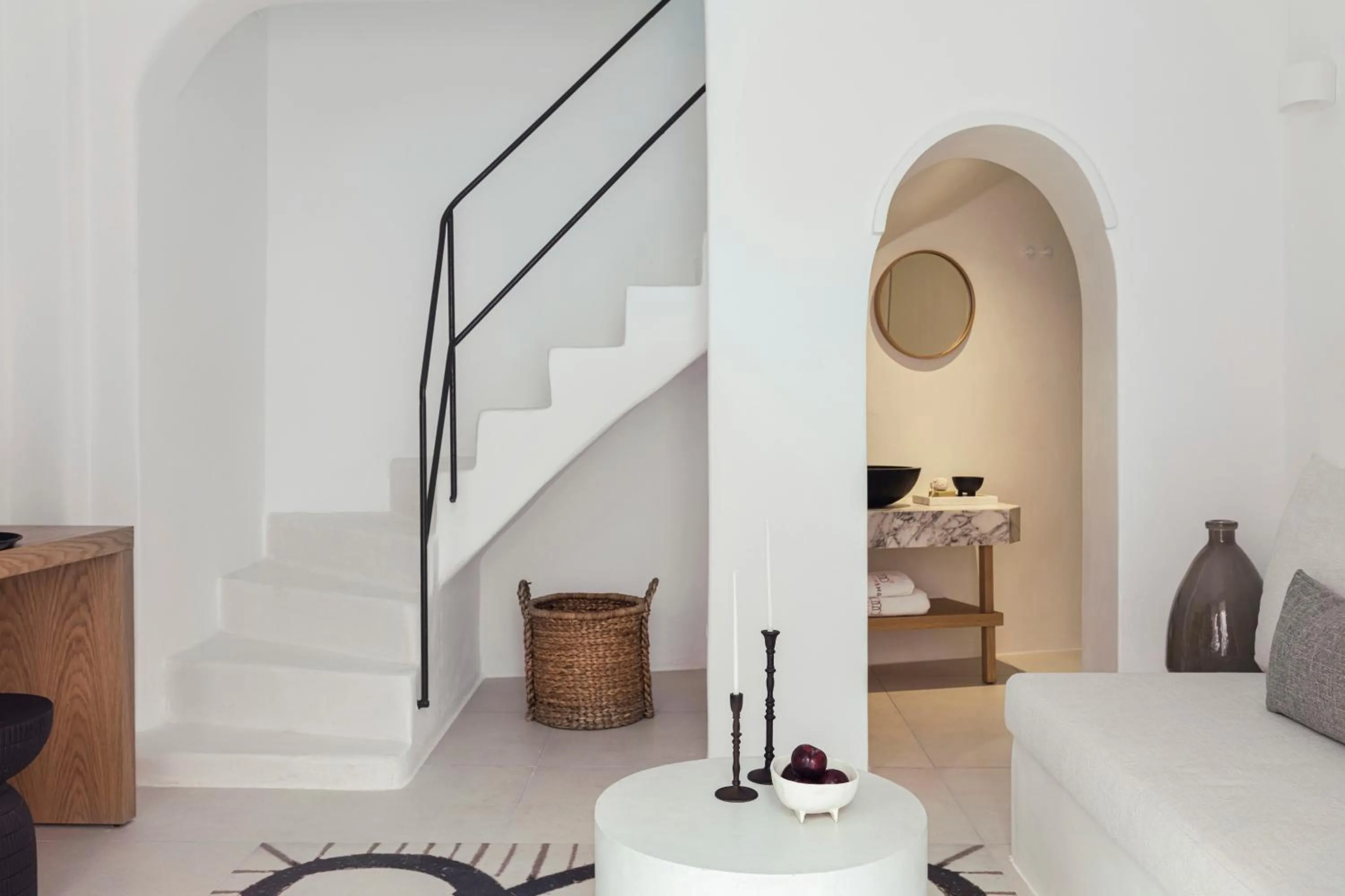 Living room in CASASUNSHA Hybrid Retreat Santorini