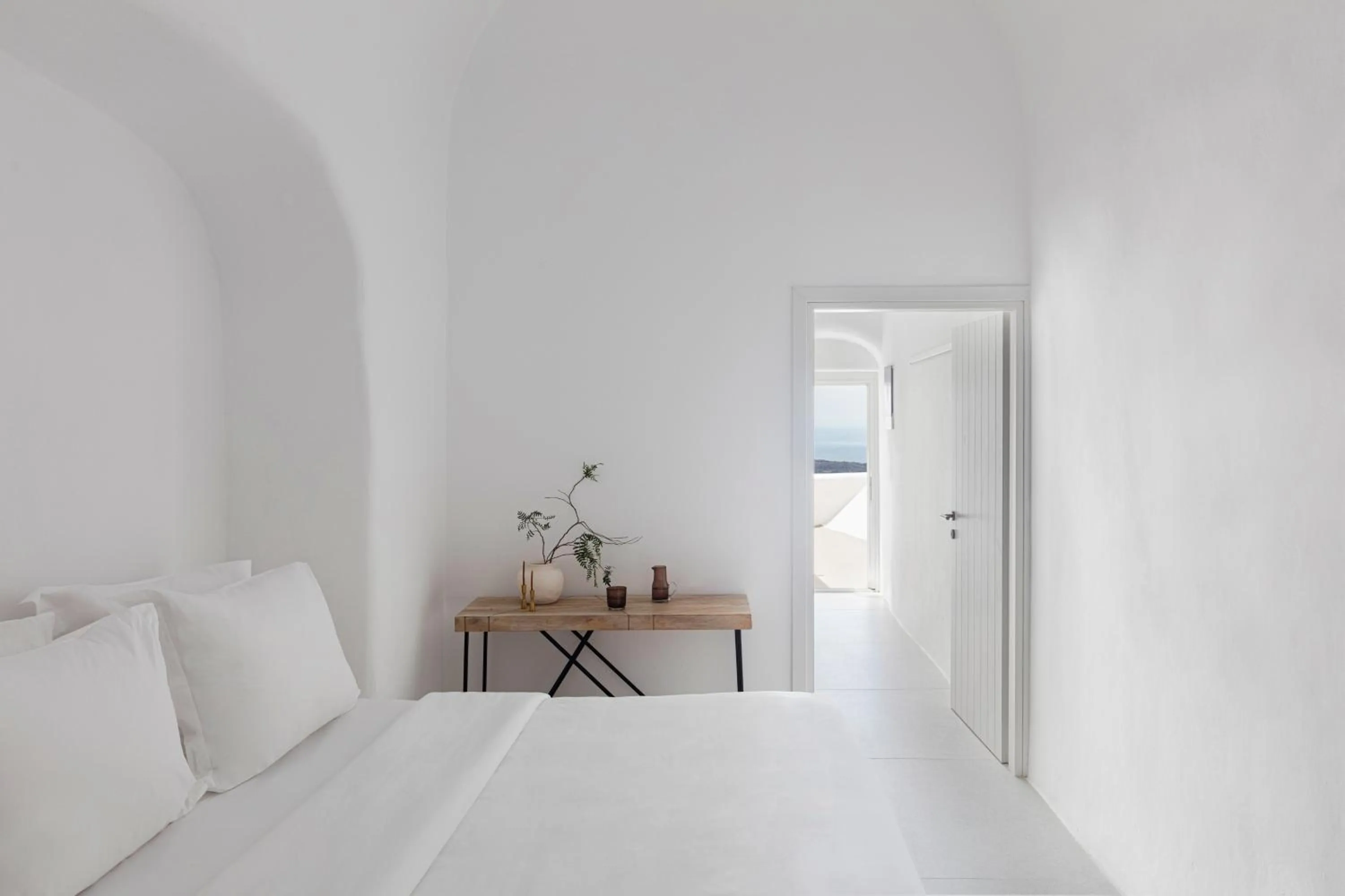 Bedroom, Bed in CASASUNSHA Hybrid Retreat Santorini