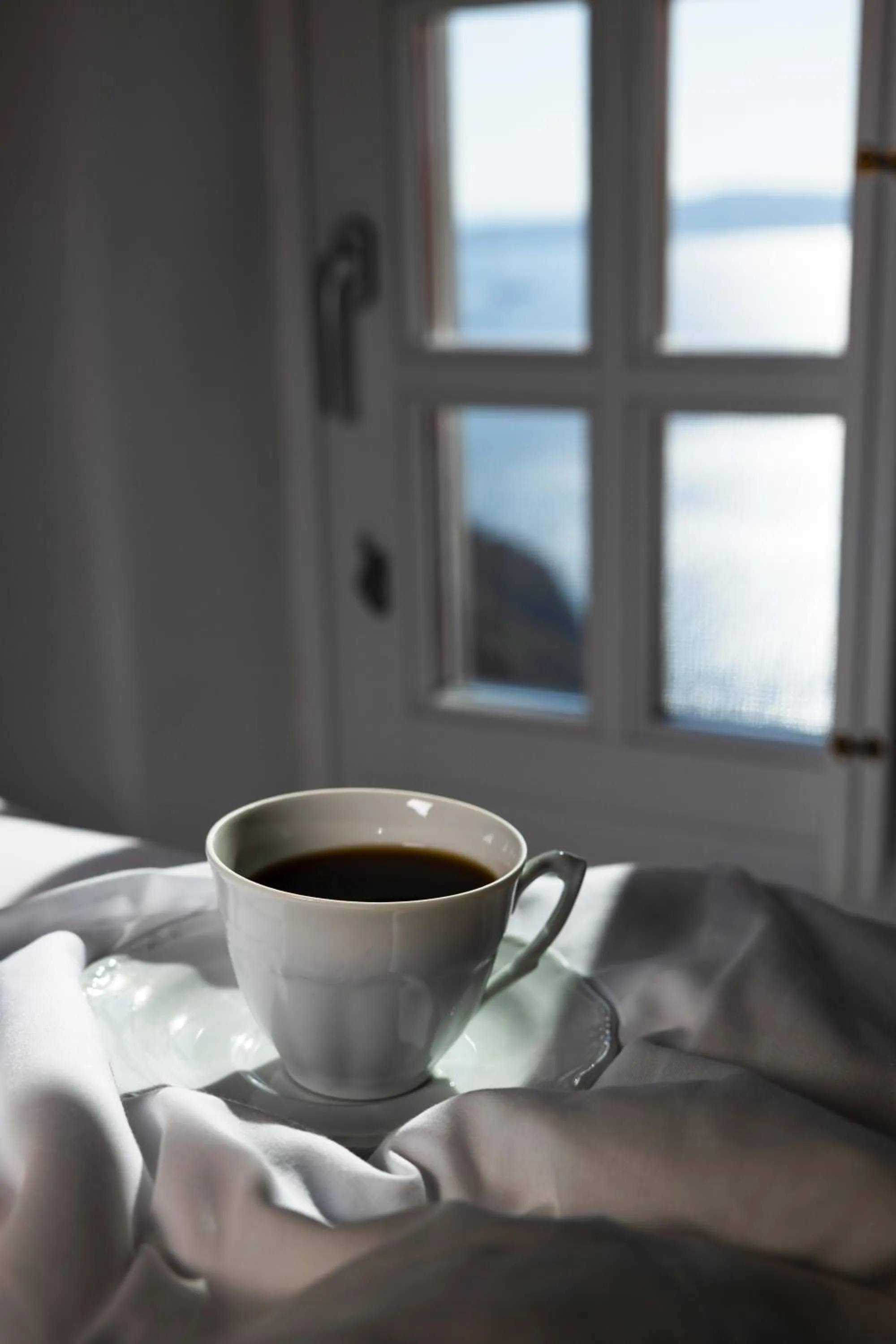 Bed in CASASUNSHA Hybrid Retreat Santorini