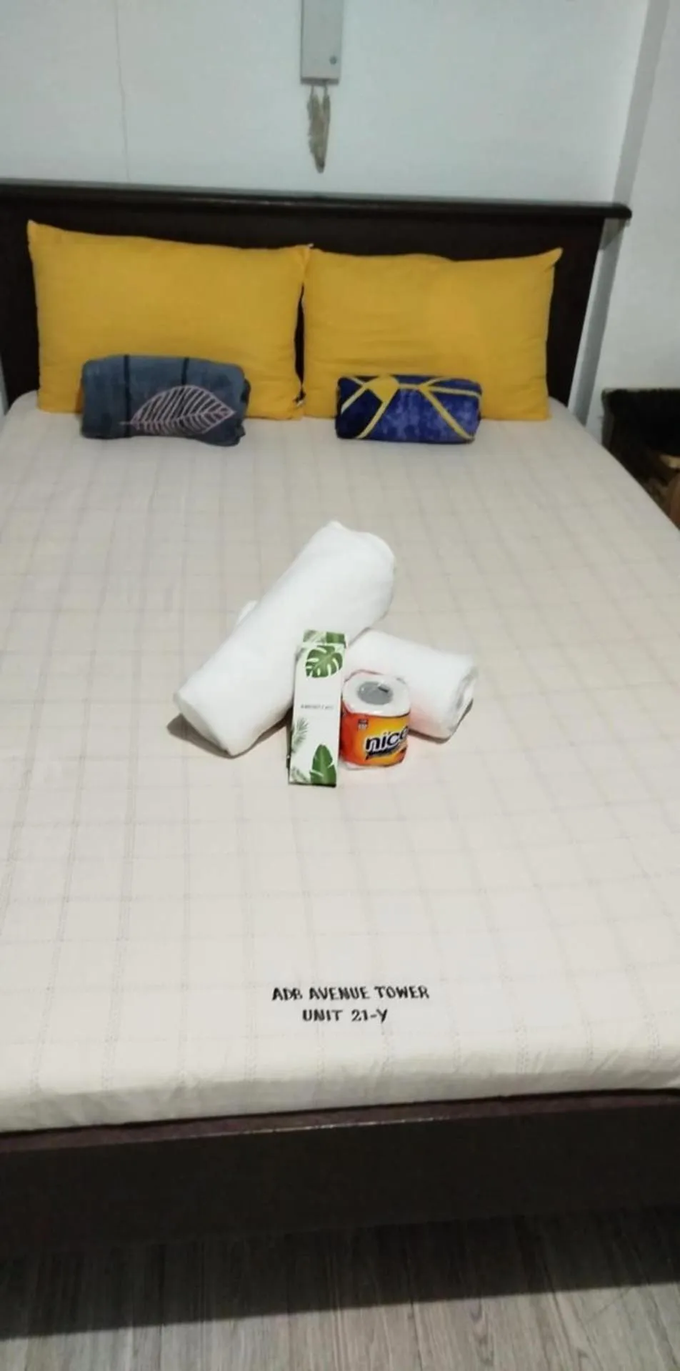 Bed in ADB Avenue Tower Ortigas Manila