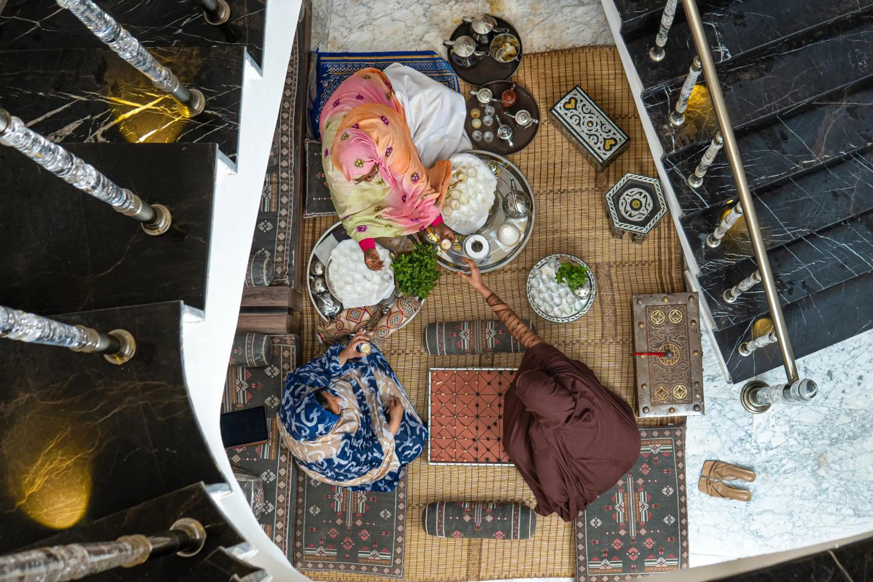 Seating area in FASQ Hotel