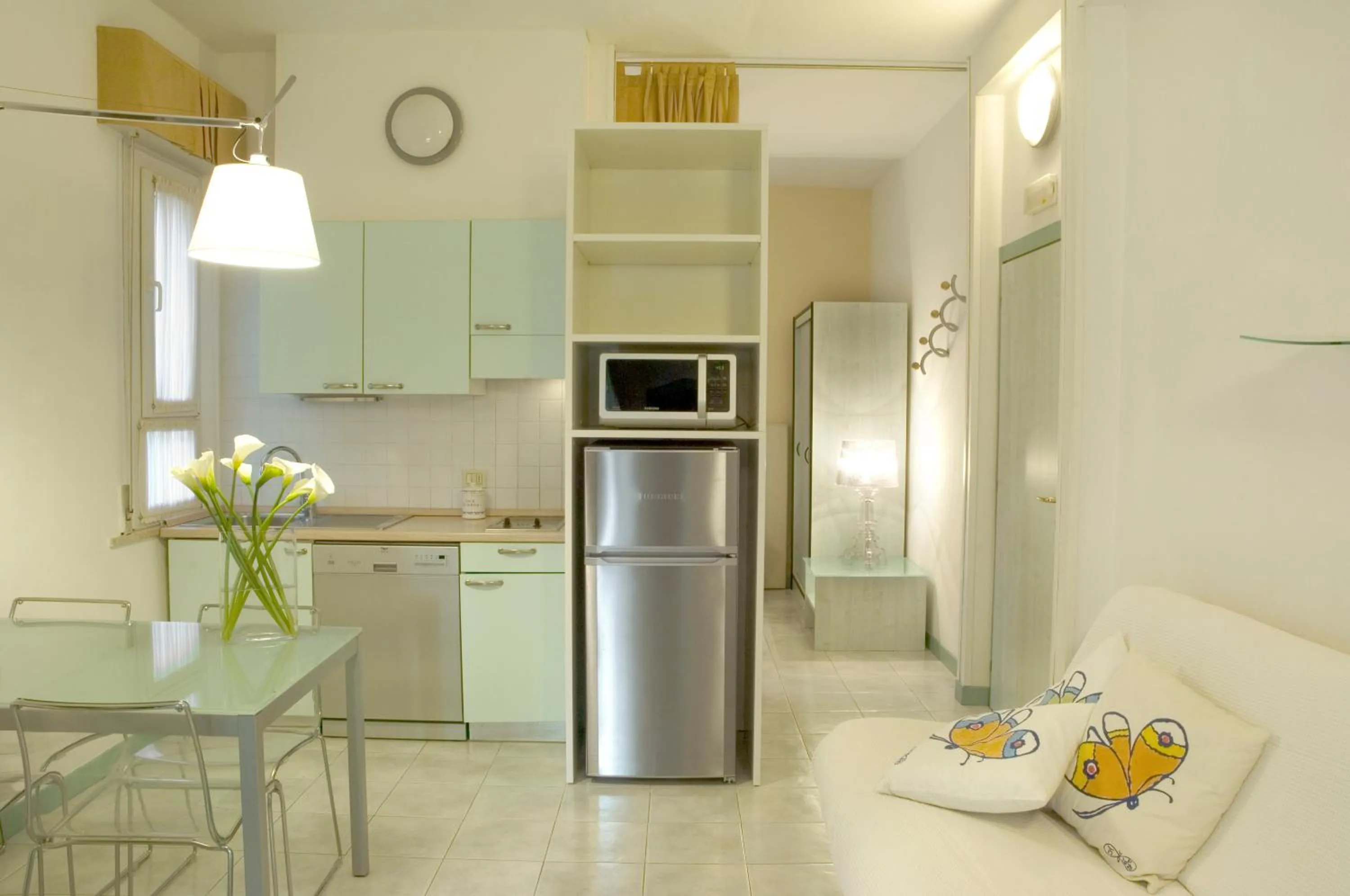 Kitchen or kitchenette in Hotel Eros Residence