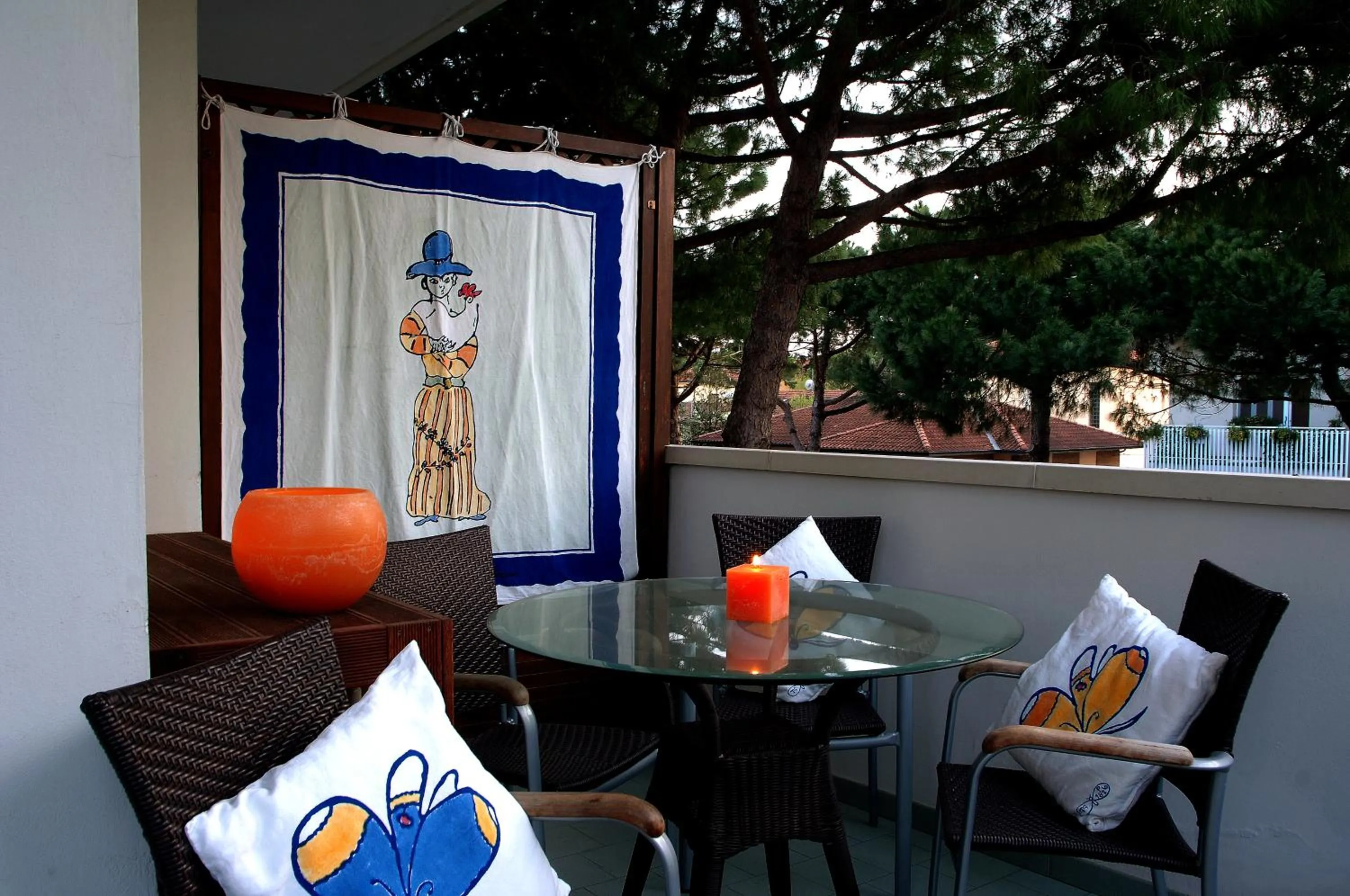 Balcony/Terrace in Hotel Eros Residence