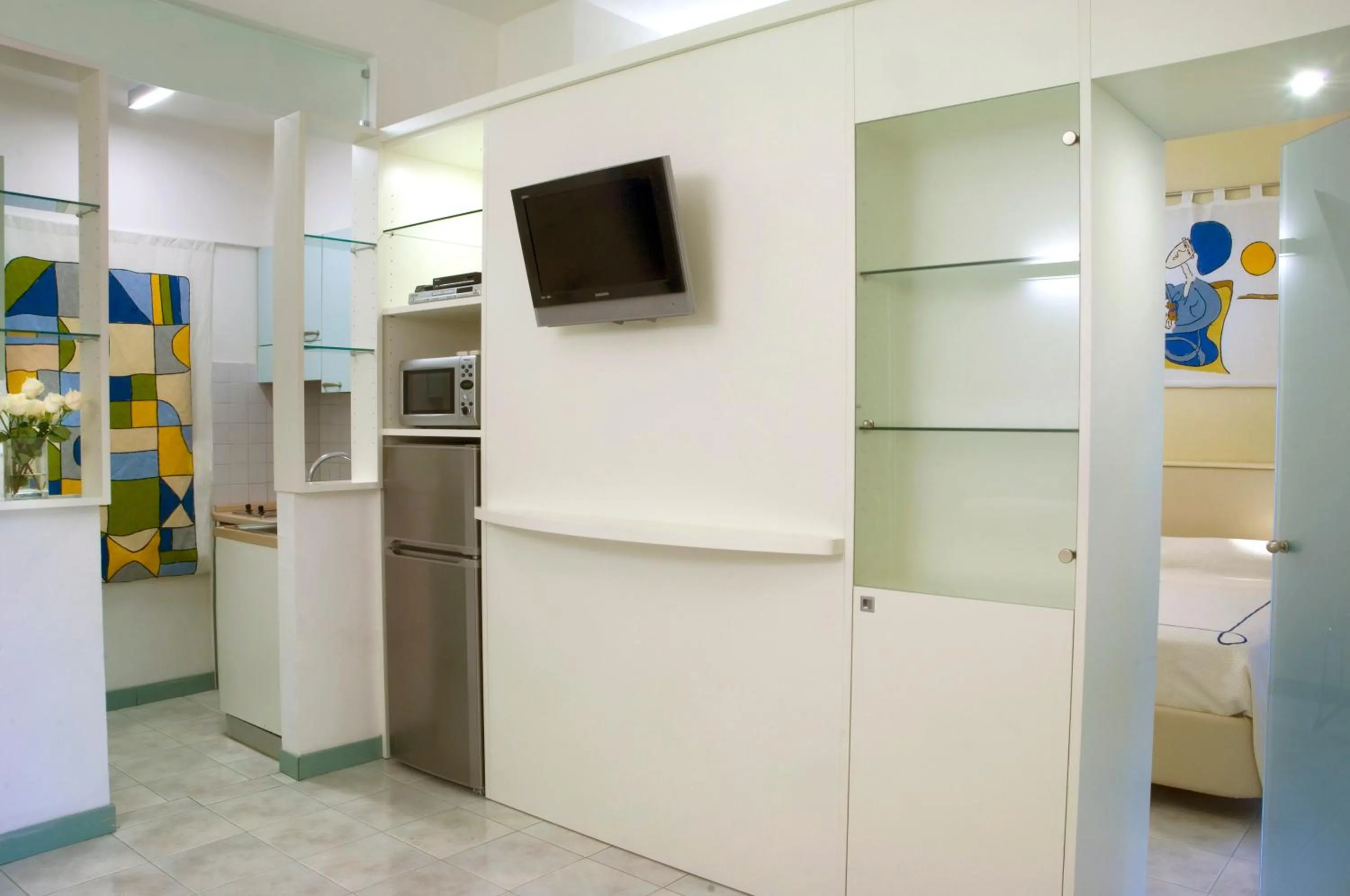 Kitchen or kitchenette in Hotel Eros Residence