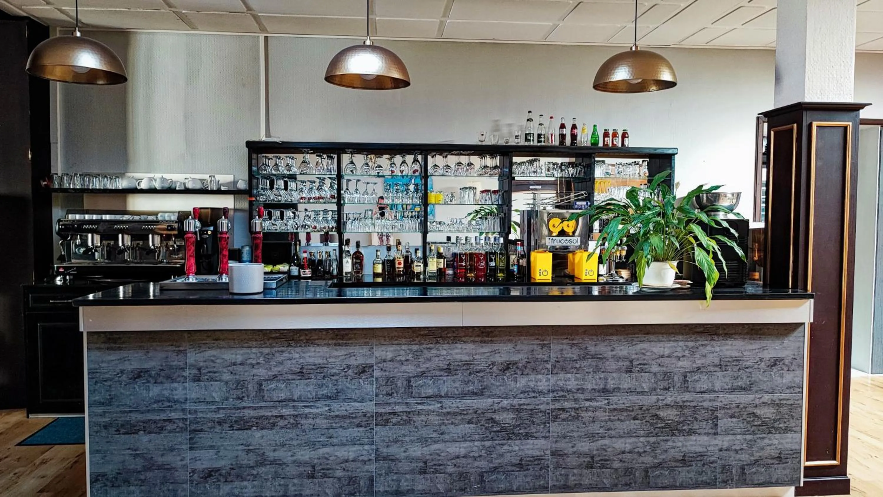 Lounge or bar in Logis Grand Hotel Pelisson