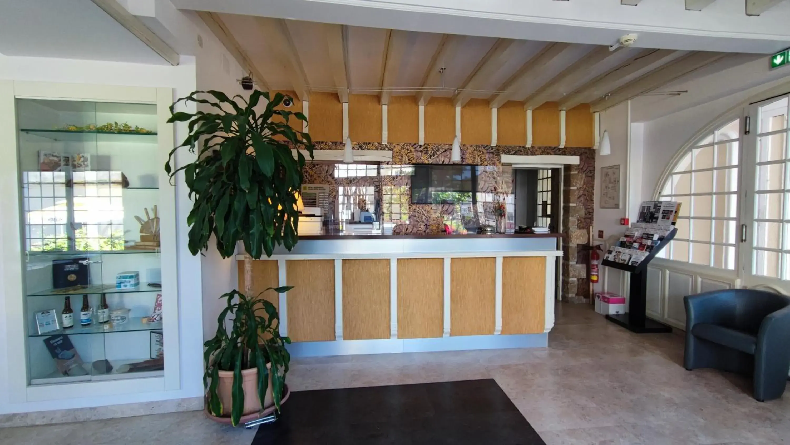 Lobby or reception in Logis Grand Hotel Pelisson Lobby or reception in Logis Grand Hotel Pelisson