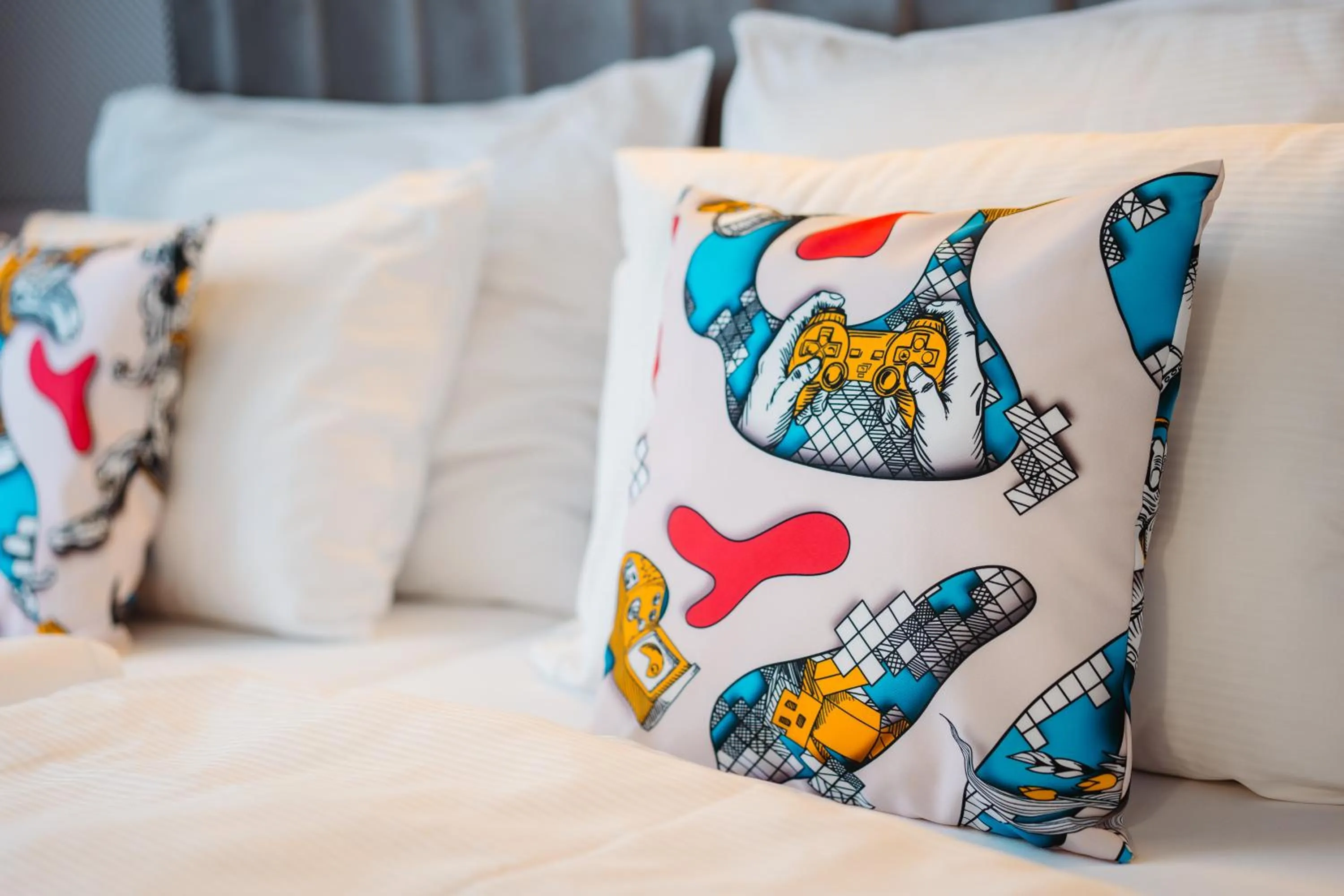 Bed in Family Apartments by ASTORIA Hotel & Medical Spa