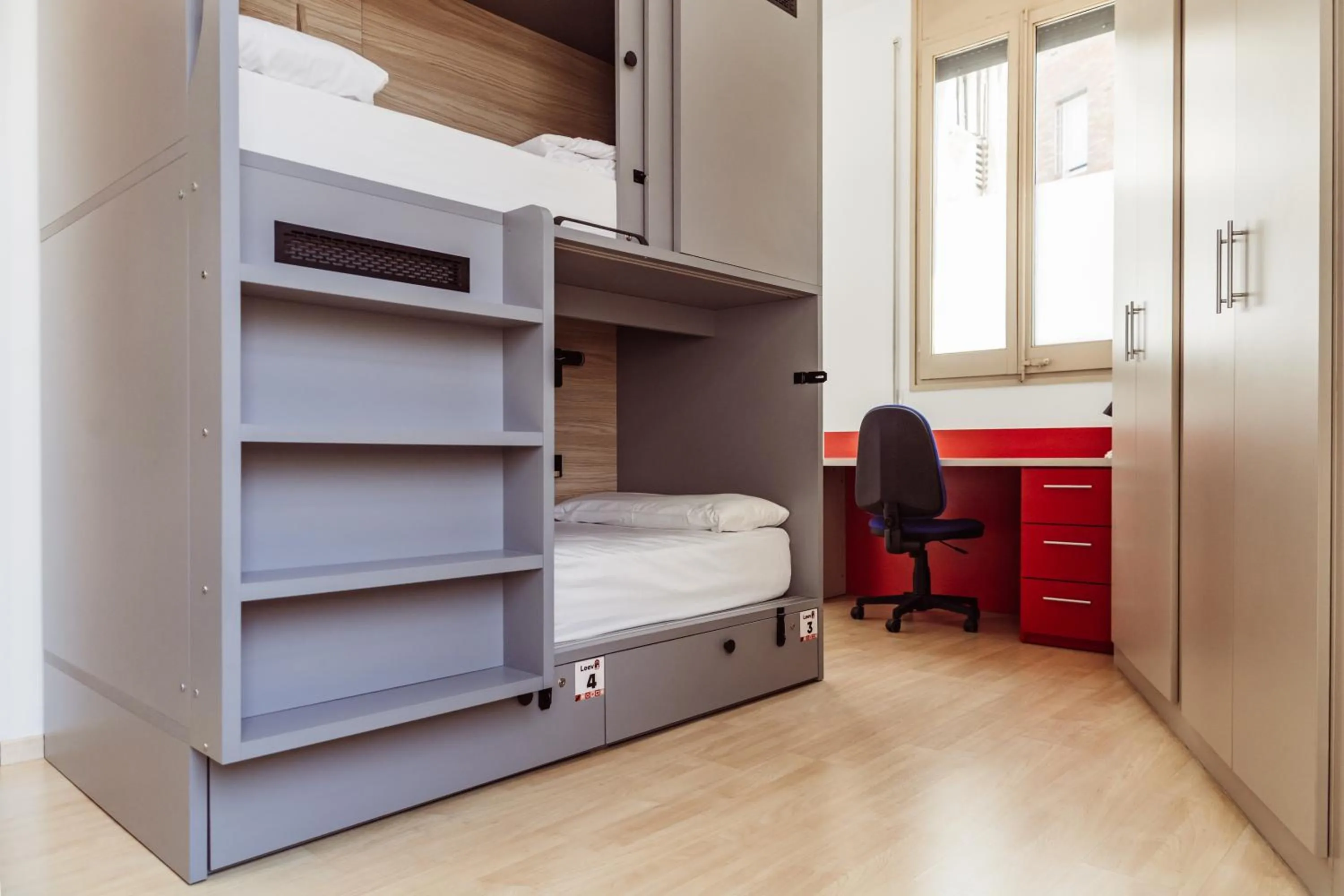 Quadruple Room with Private Bathroom in Leevin Stay Hostel