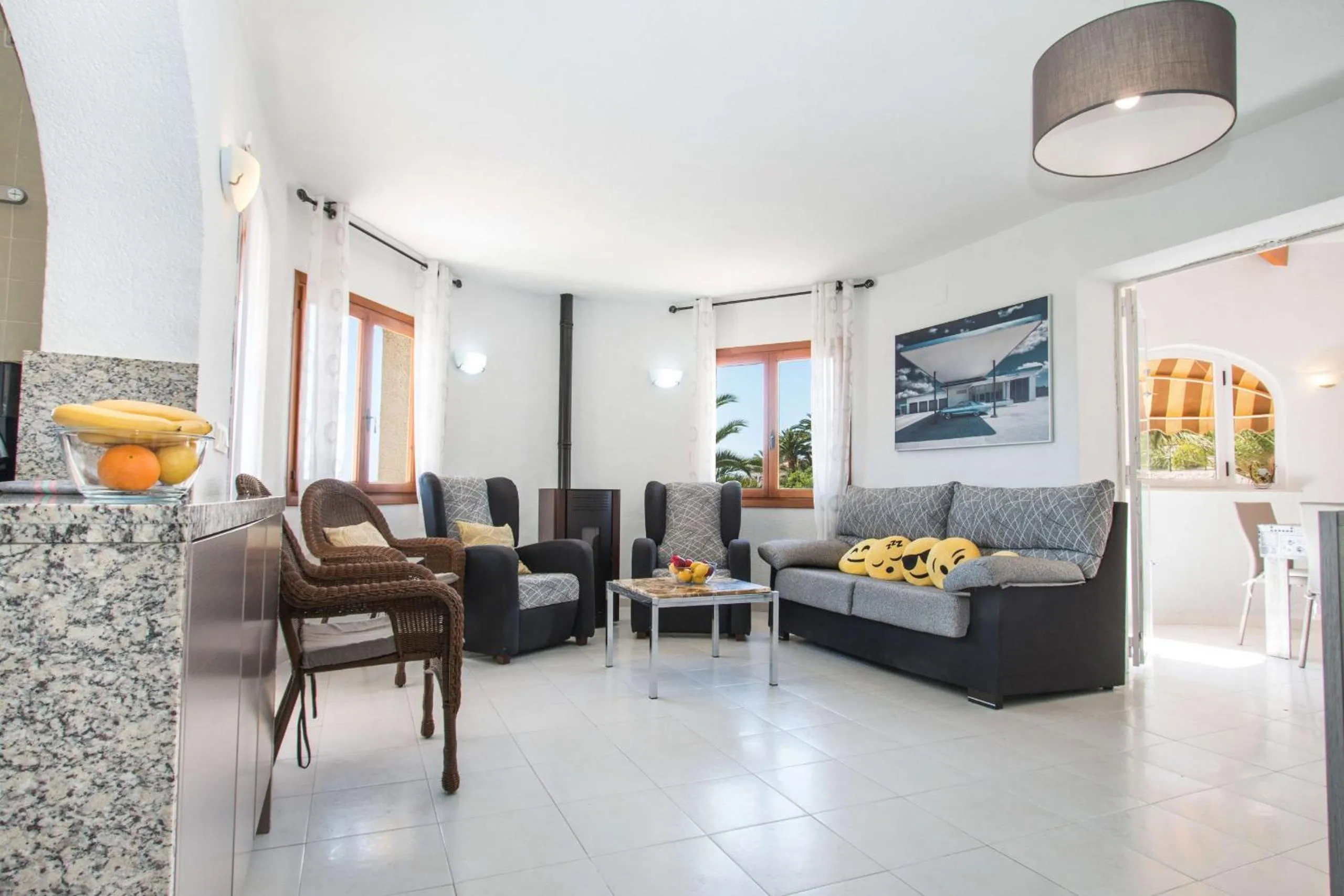 Communal lounge/ TV room in Villa Erik - PlusHolidays