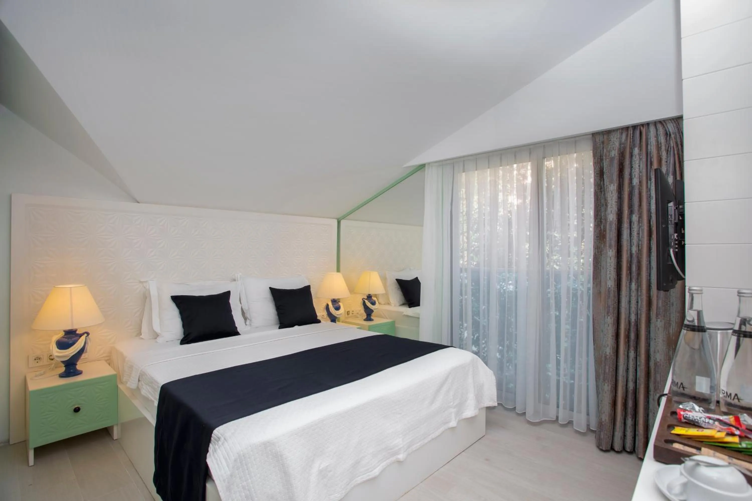 Bed in Sea View Hotel