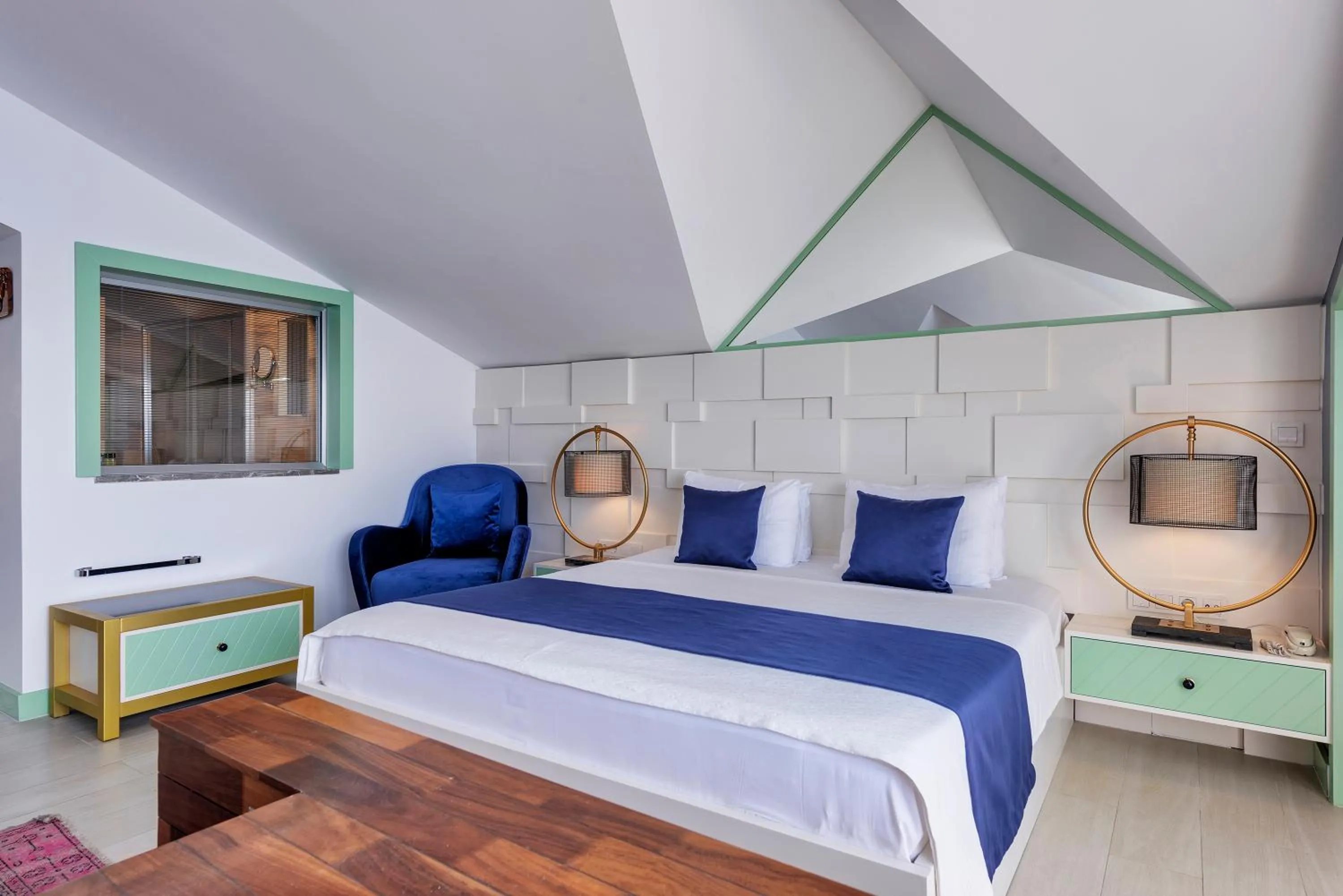 Bed in Sea View Hotel