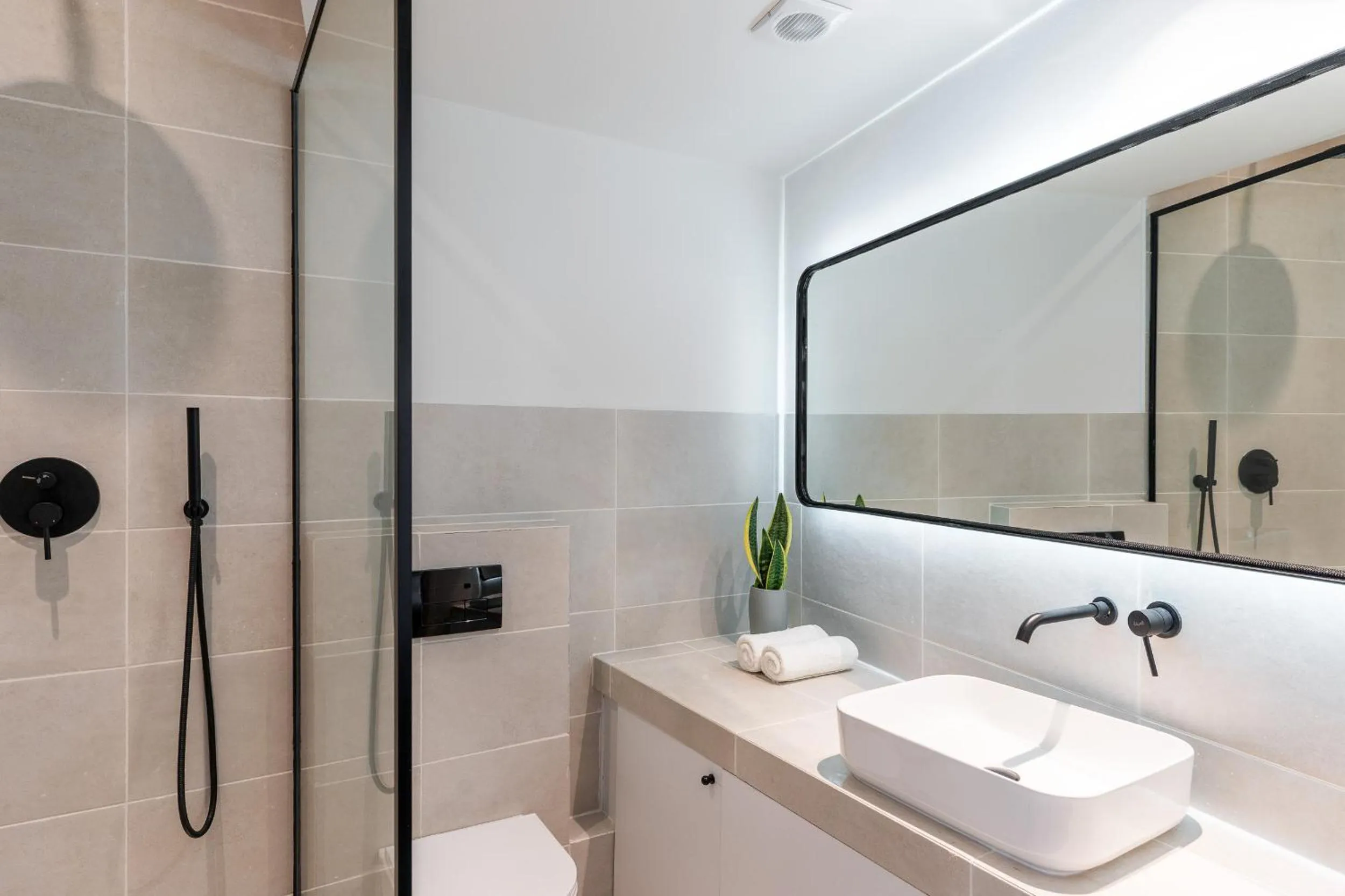 Shower in Athens Design Suites