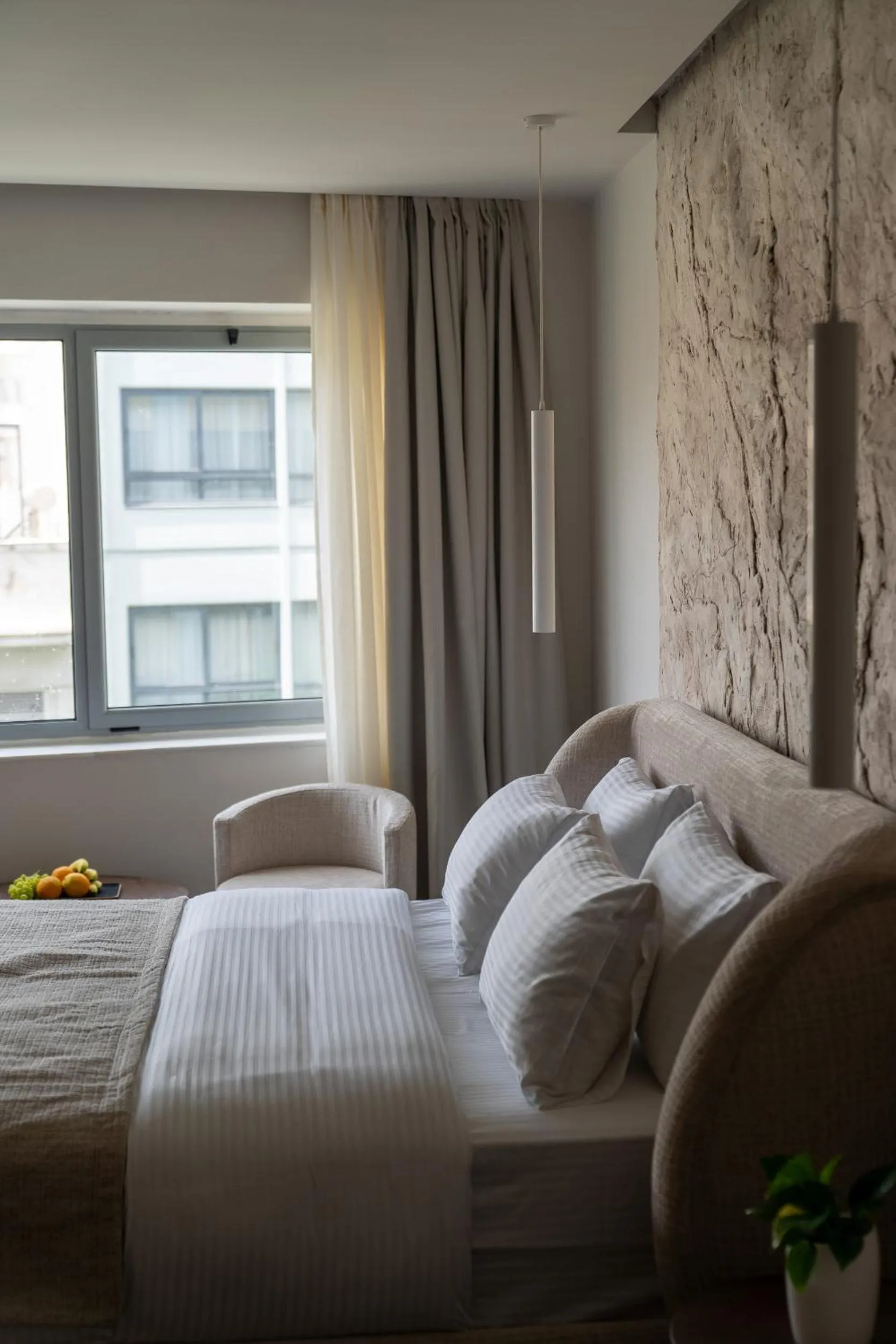 Bed in Athens Design Suites