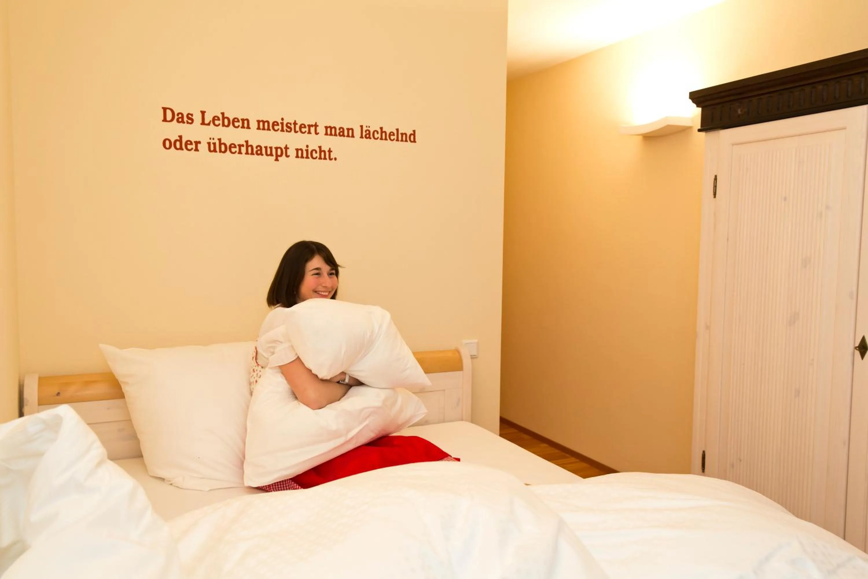 Bedroom, Bed in Gasthaus Murauer