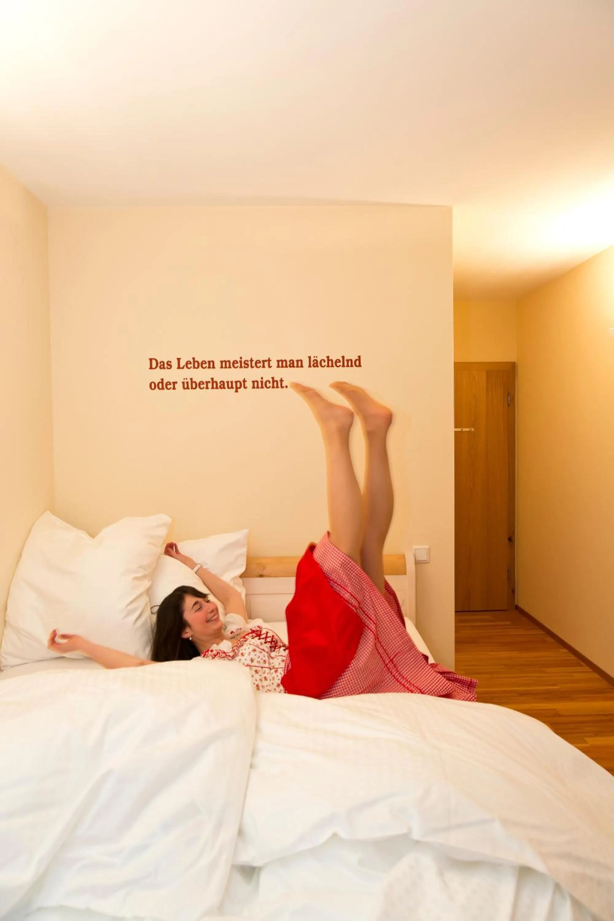 Photo of the whole room, Bed in Gasthaus Murauer