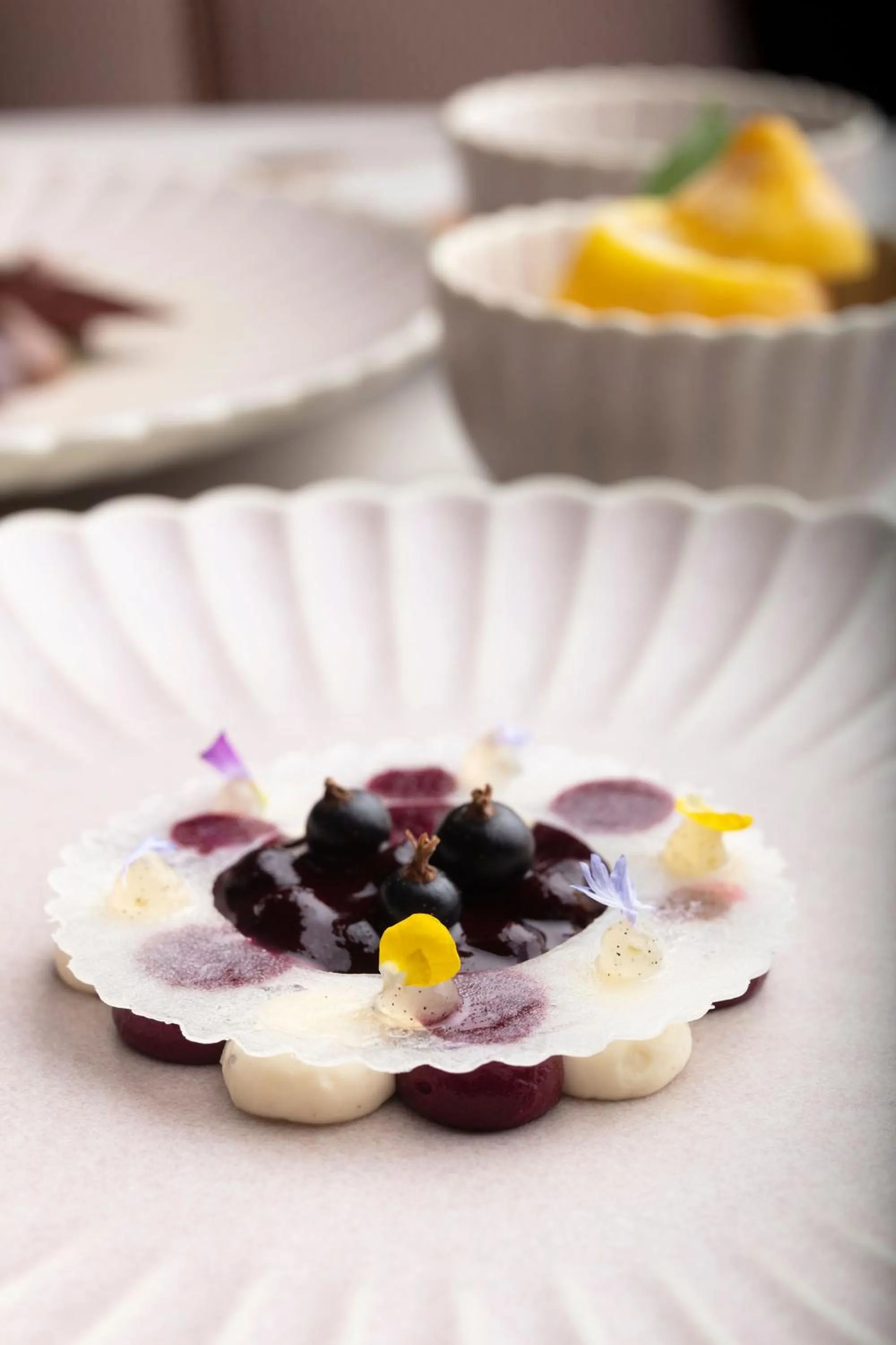 Food in Hôtel et Restaurant La Bastide Bourrelly - Mathias Dandine