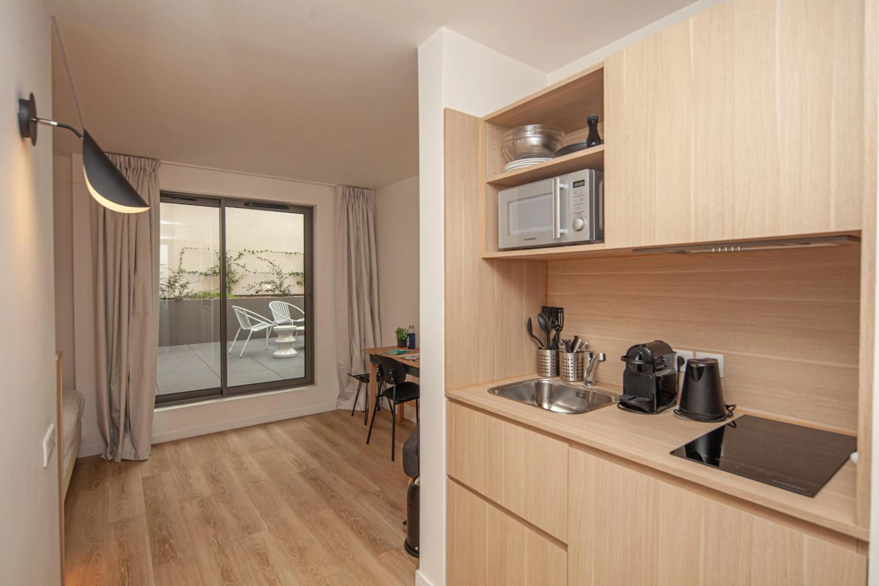 Kitchen or kitchenette in FINESTATE Coliving Champs-Elysées