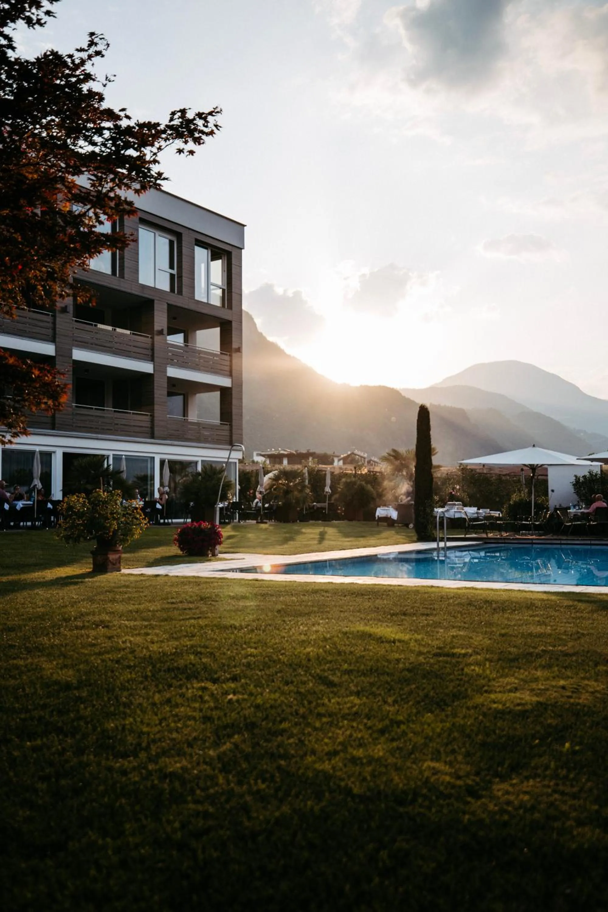 Garden in Hotel Gantkofel
