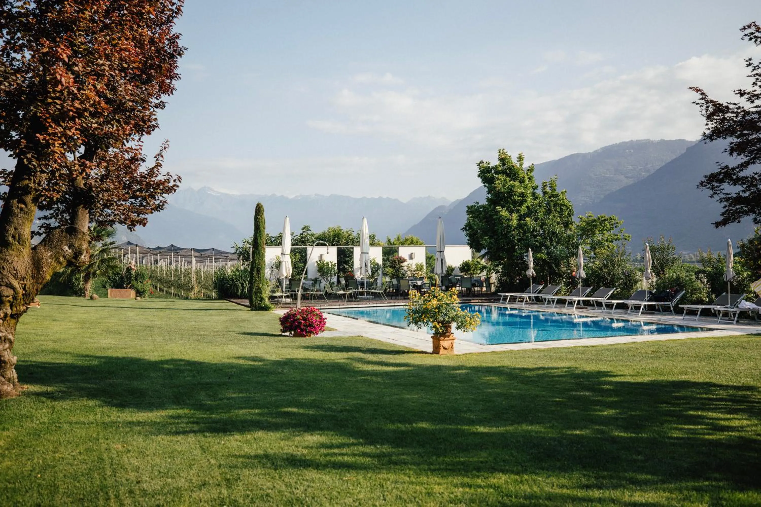 Garden in Hotel Gantkofel