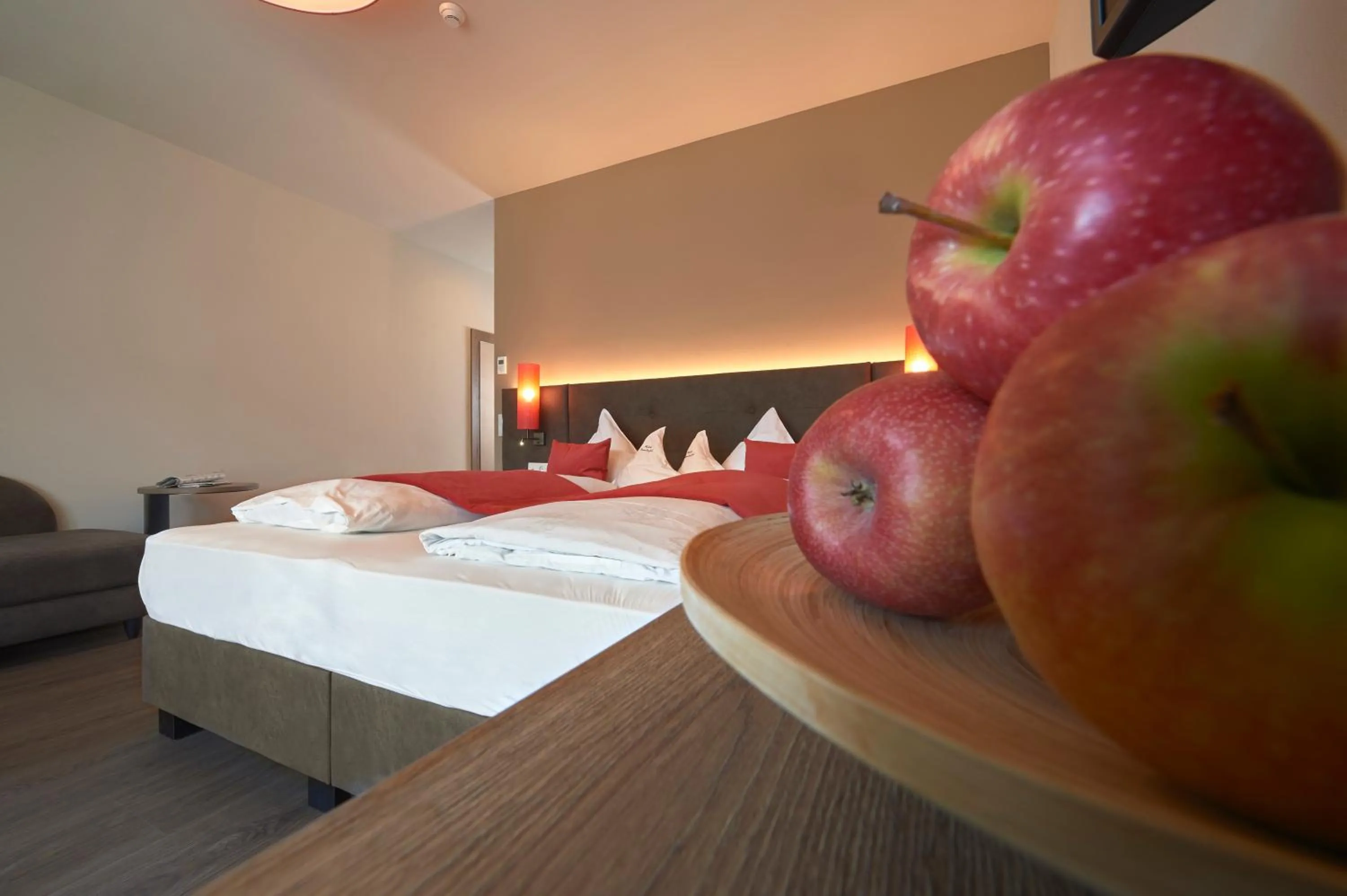 Bed in Hotel Gantkofel