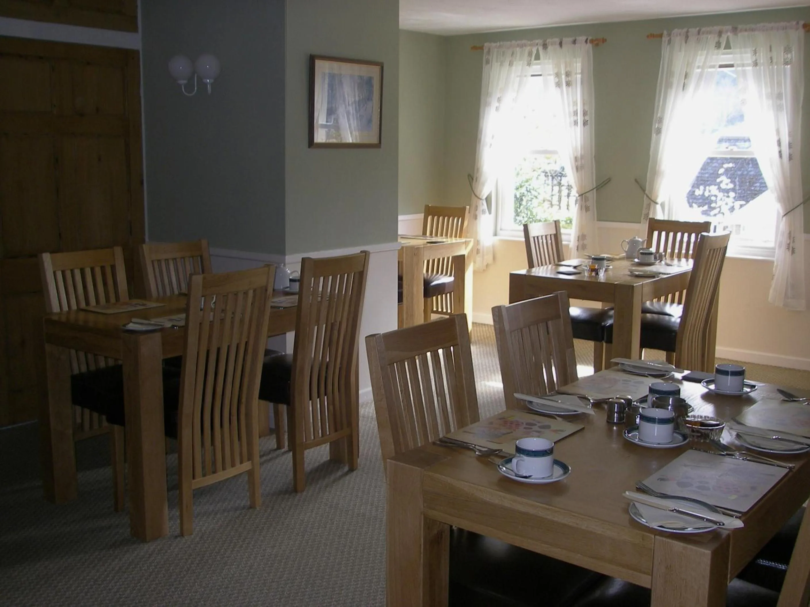 Dining area in Saffron House