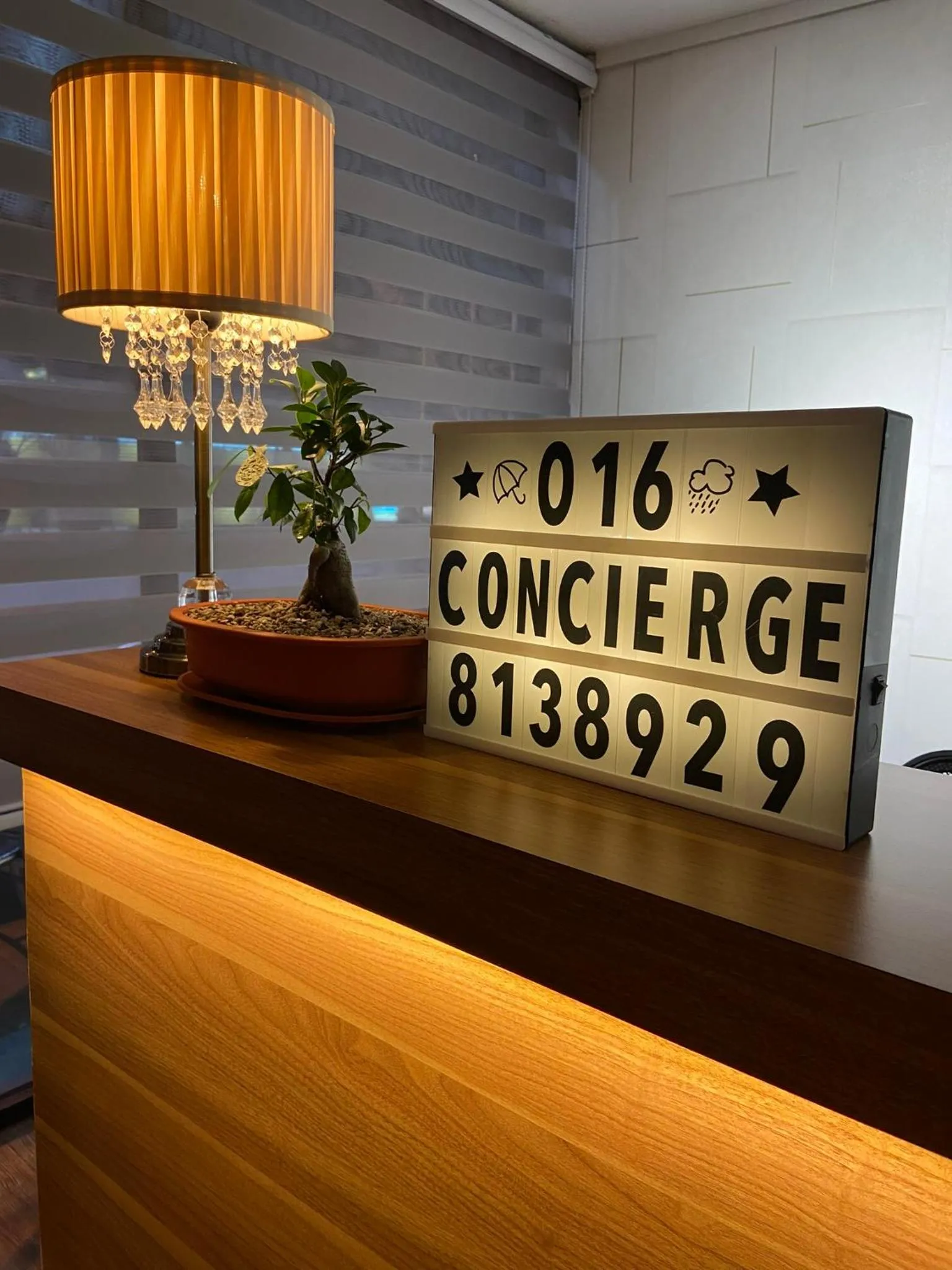 concierge in CU Boutique Hotel