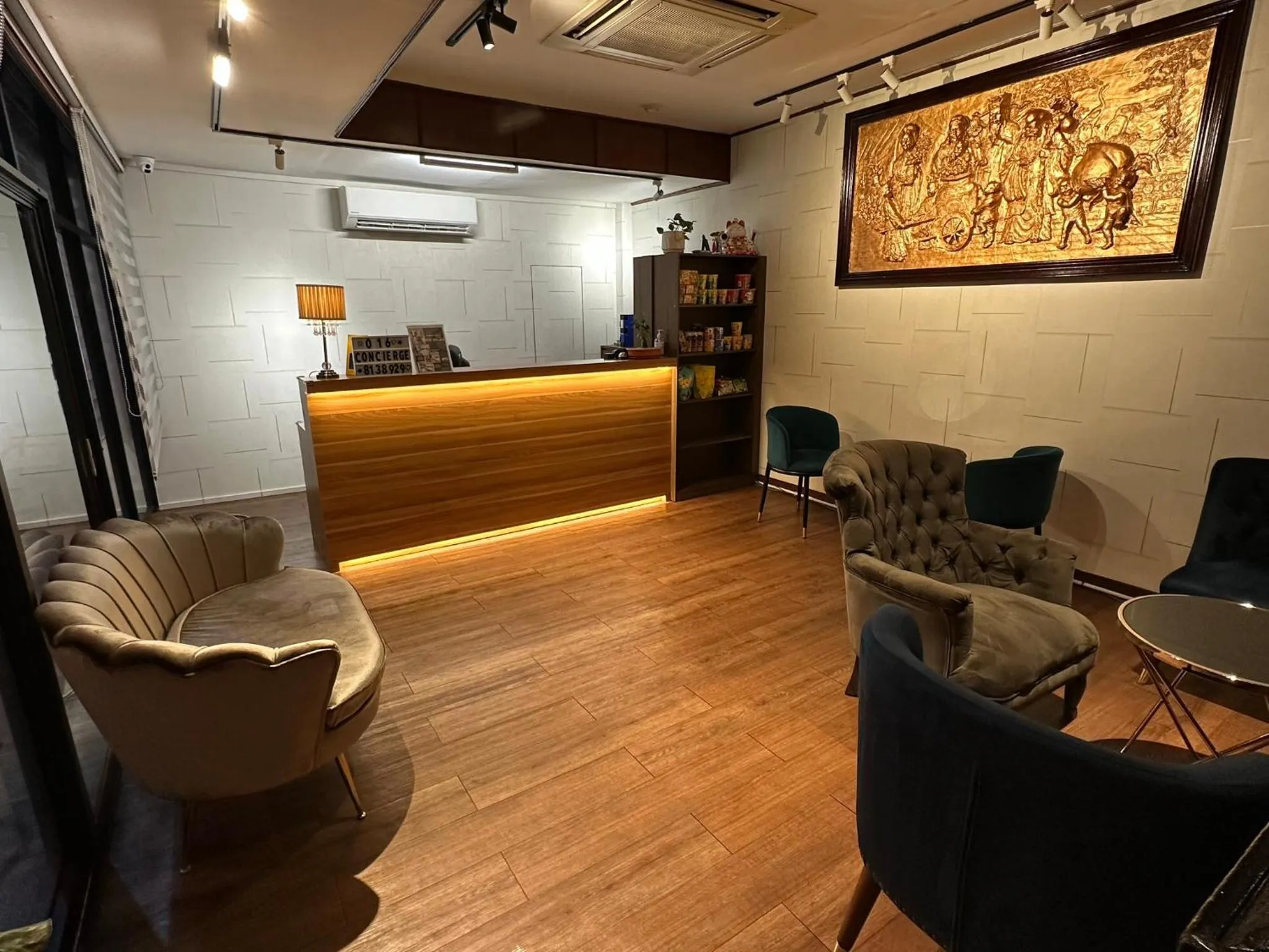 Lobby or reception in CU Boutique Hotel