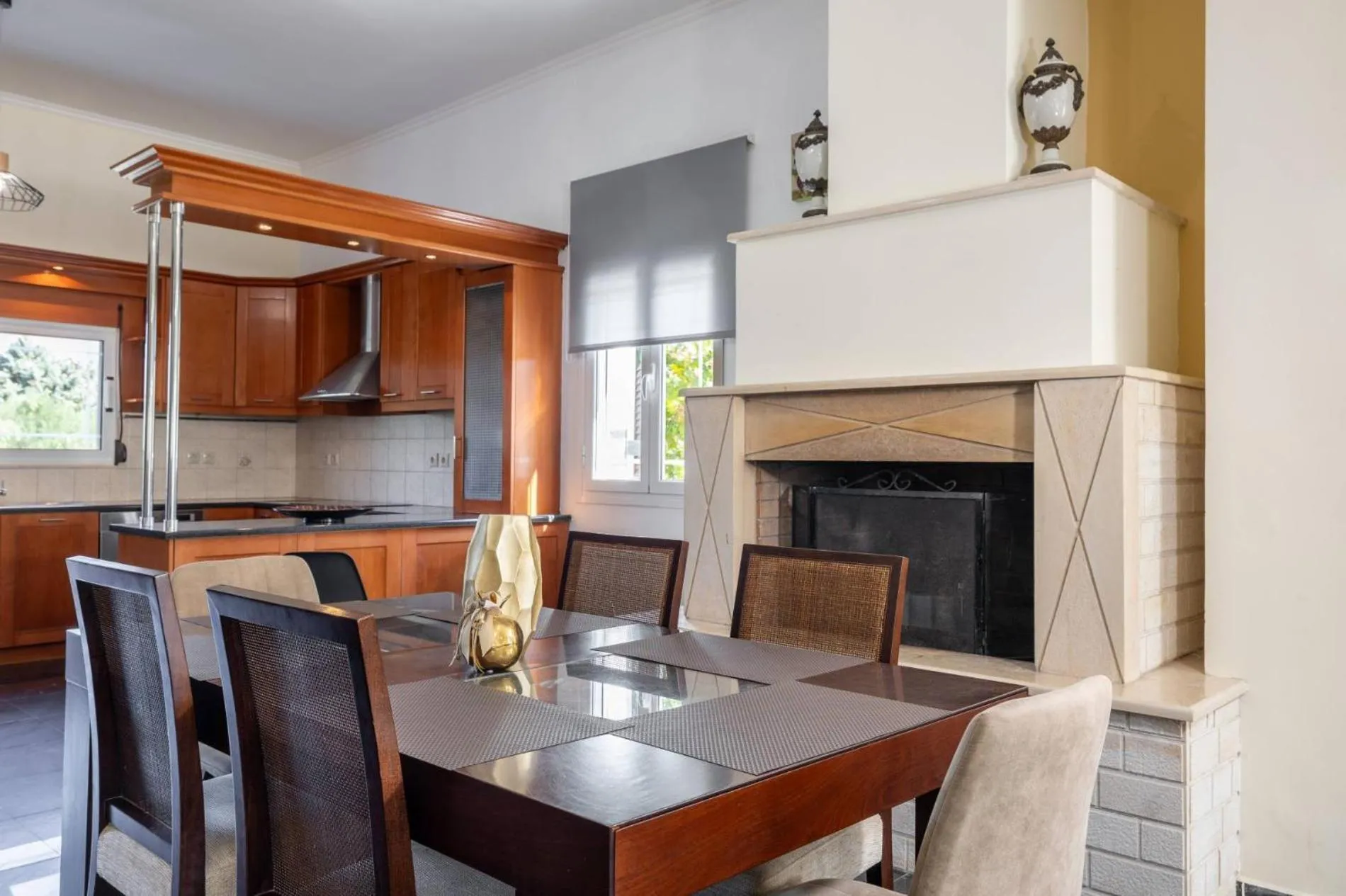 Kitchen or kitchenette in Leone Luxury Villas