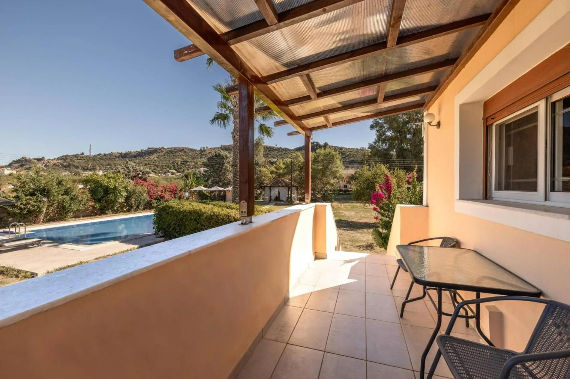 Patio in Leone Luxury Villas