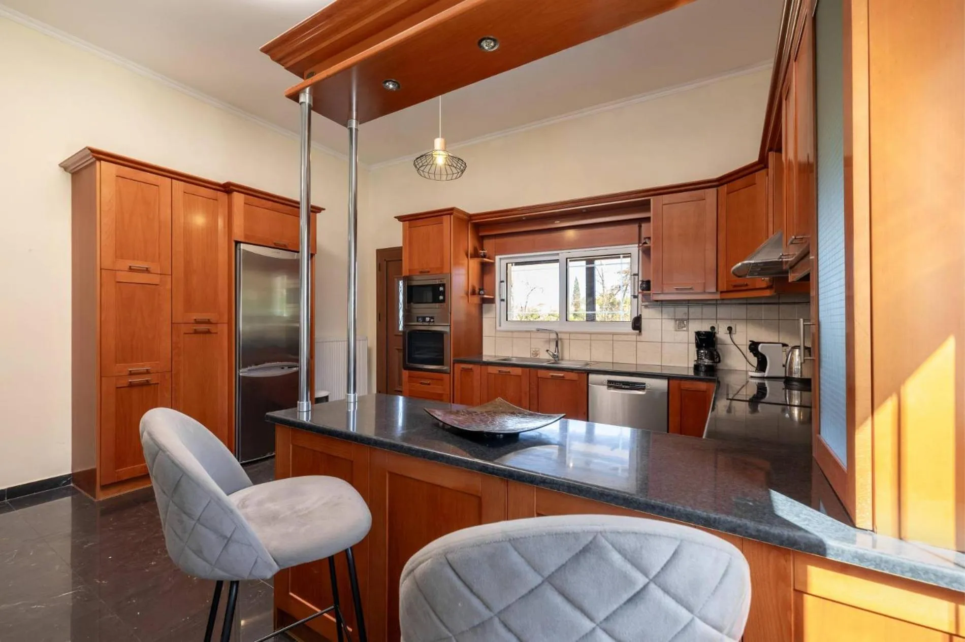 Kitchen or kitchenette in Leone Luxury Villas
