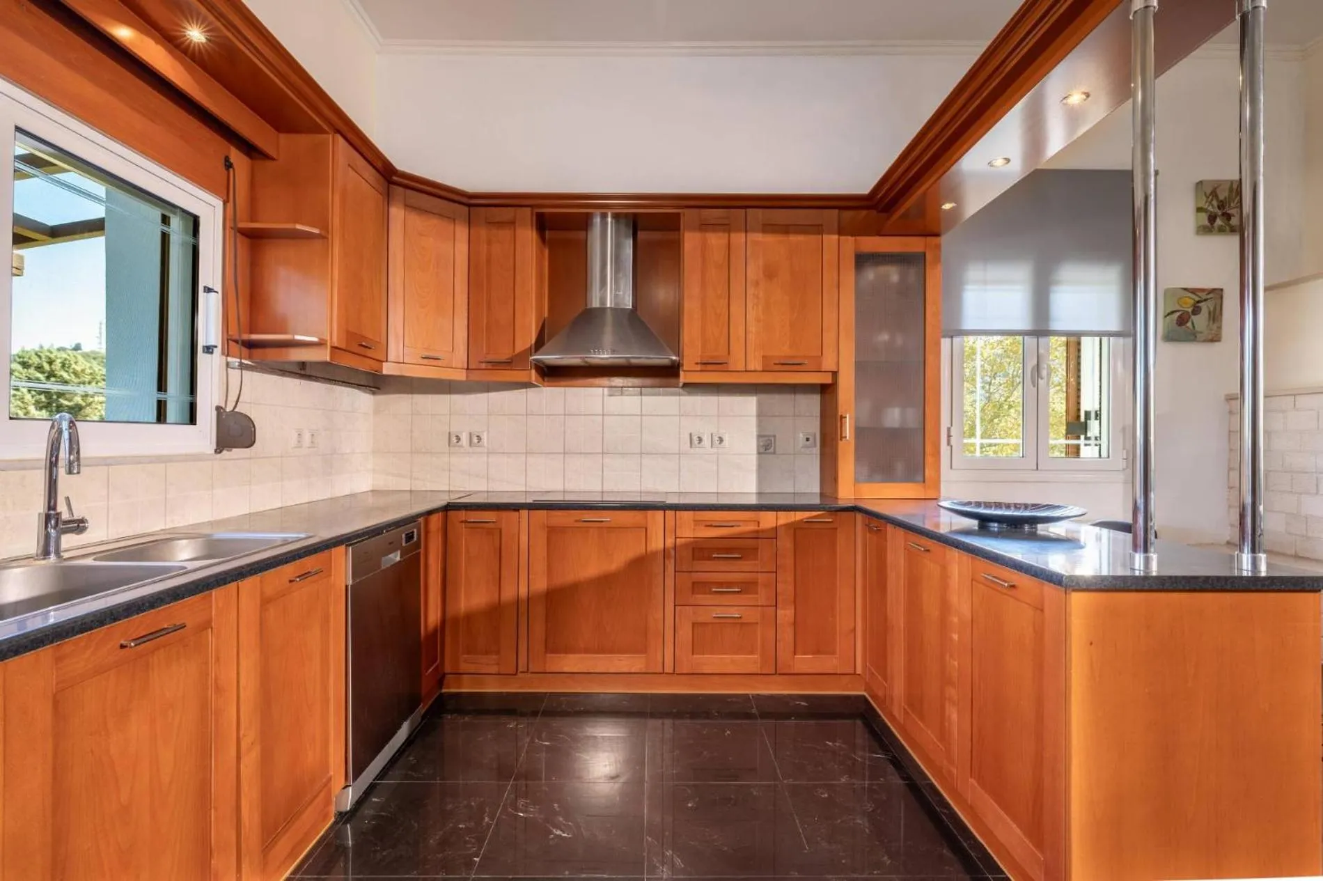 Kitchen or kitchenette in Leone Luxury Villas