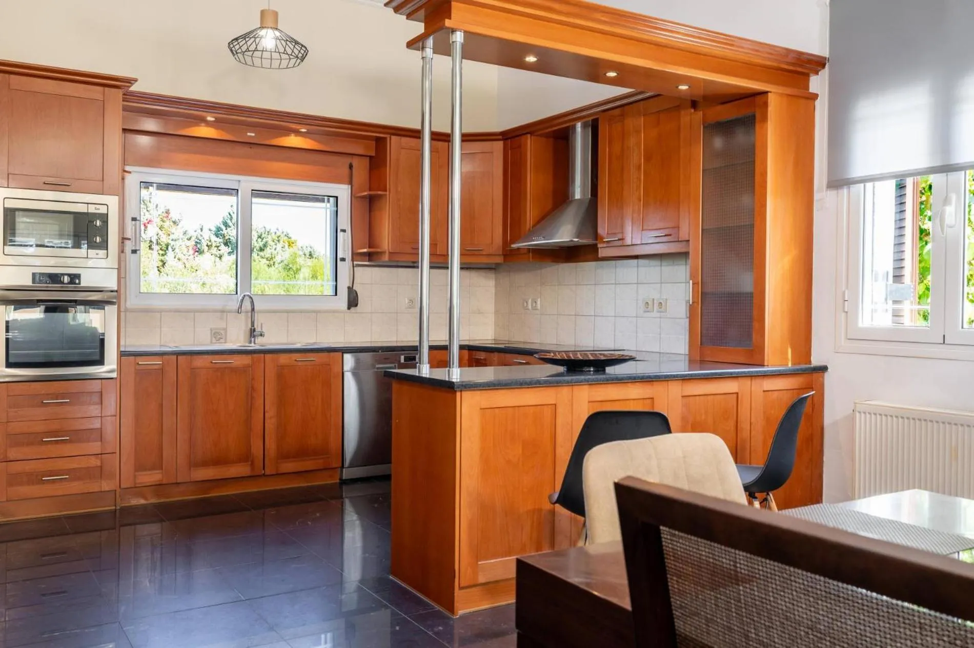 Kitchen or kitchenette in Leone Luxury Villas