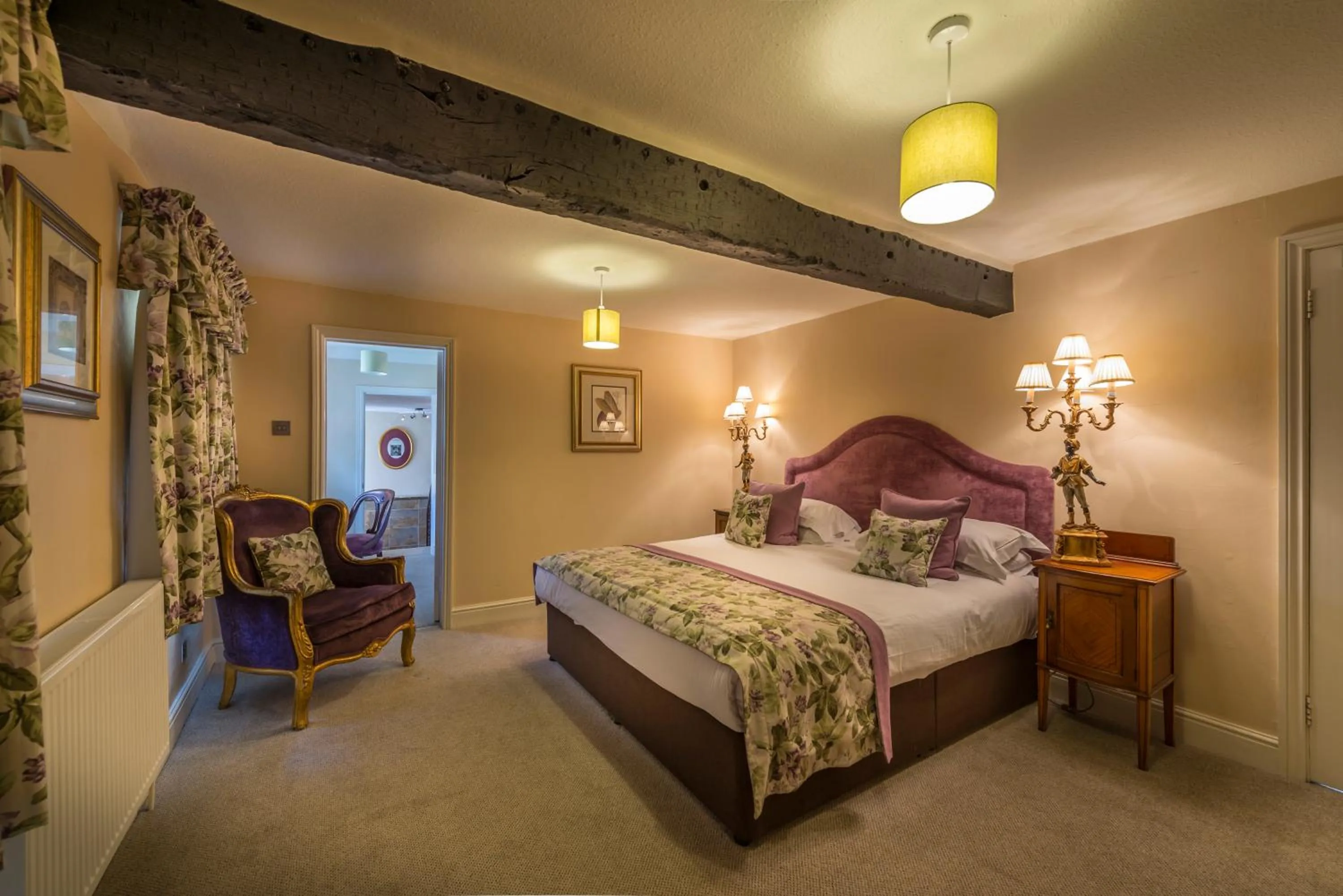 Bedroom, Bed in The Talbot Hotel, Oundle , Near Peterborough - The Coaching Inn Group