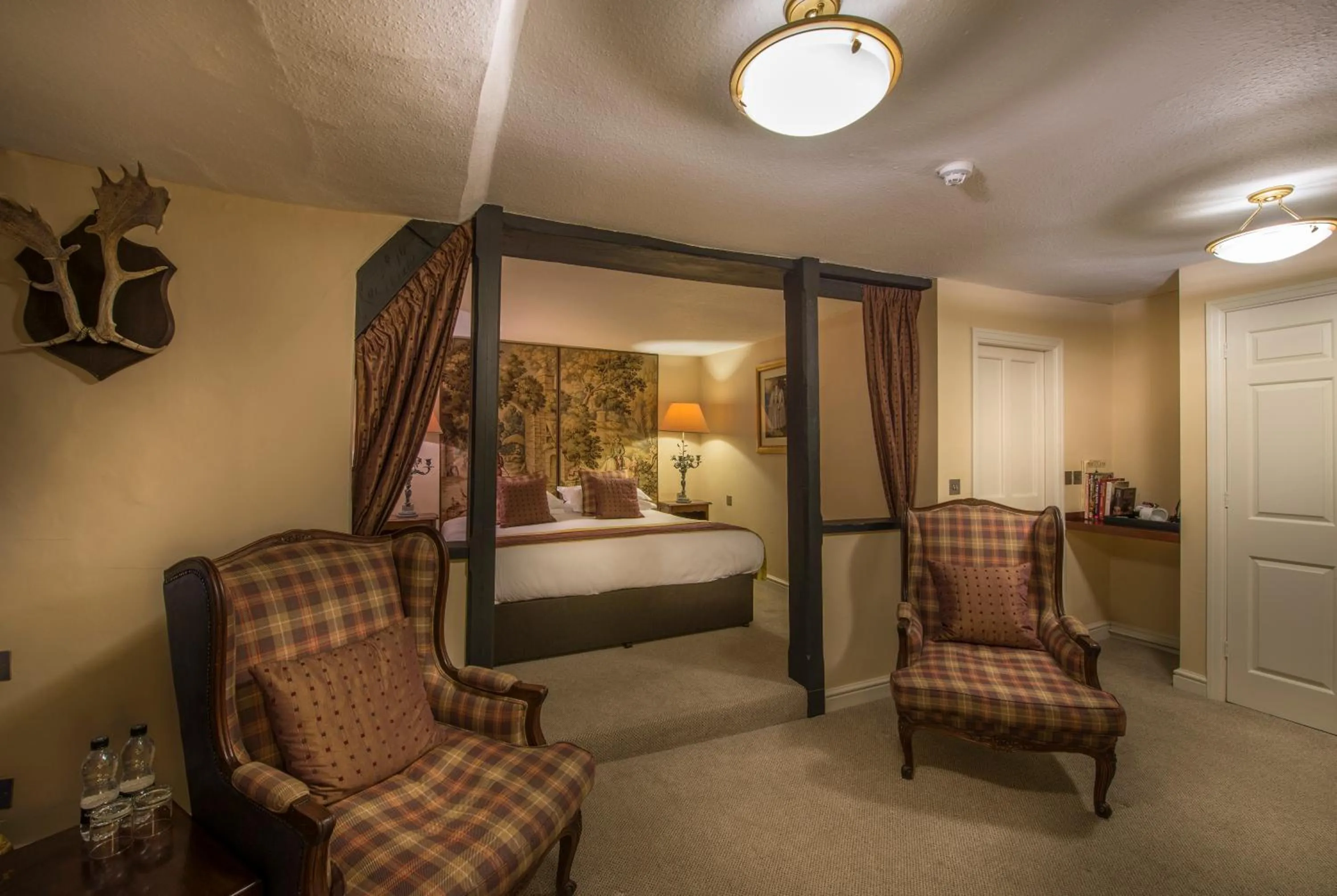 Bedroom, Bed in The Talbot Hotel, Oundle , Near Peterborough - The Coaching Inn Group