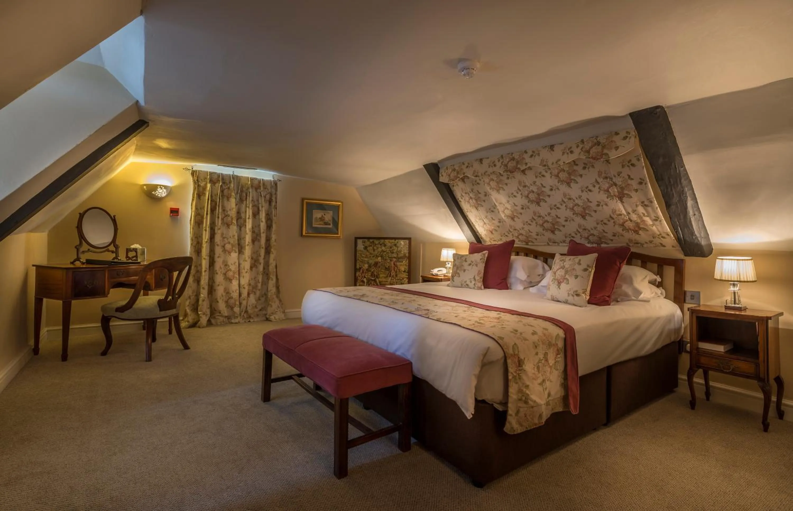Bedroom, Bed in The Talbot Hotel, Oundle , Near Peterborough - The Coaching Inn Group