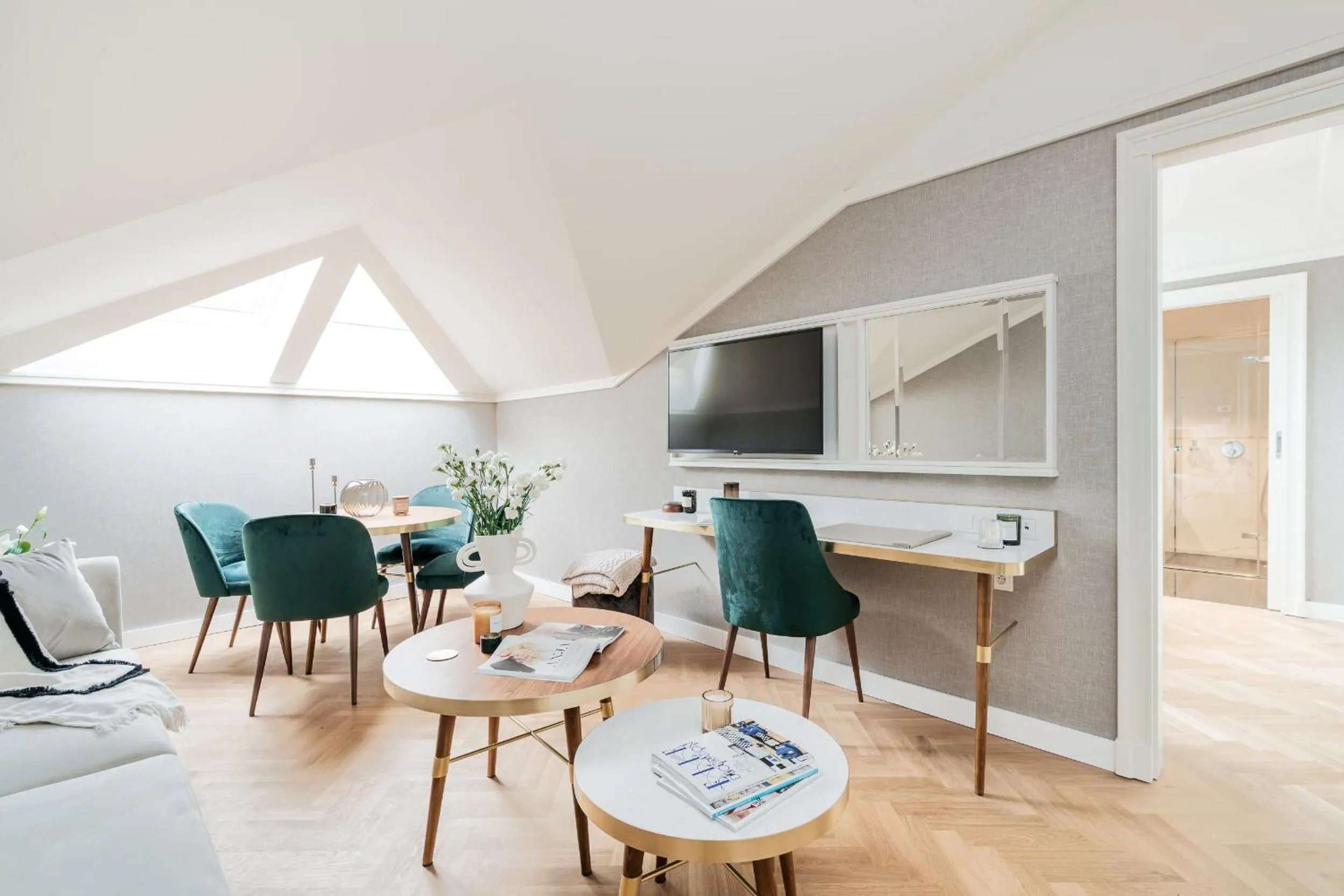 Living room in WillaWawel - LoftAffair Collection