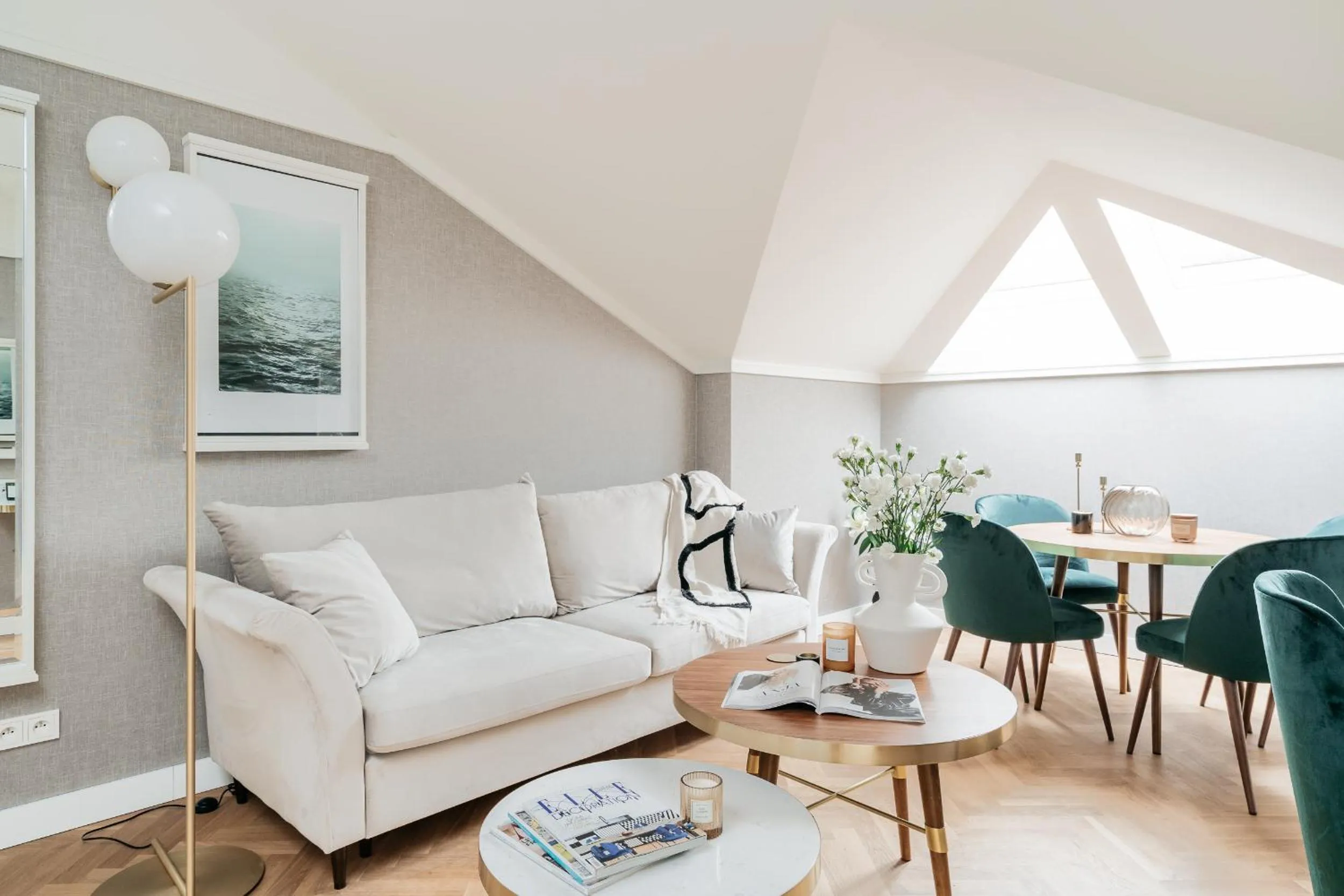 Living room in WillaWawel - LoftAffair Collection