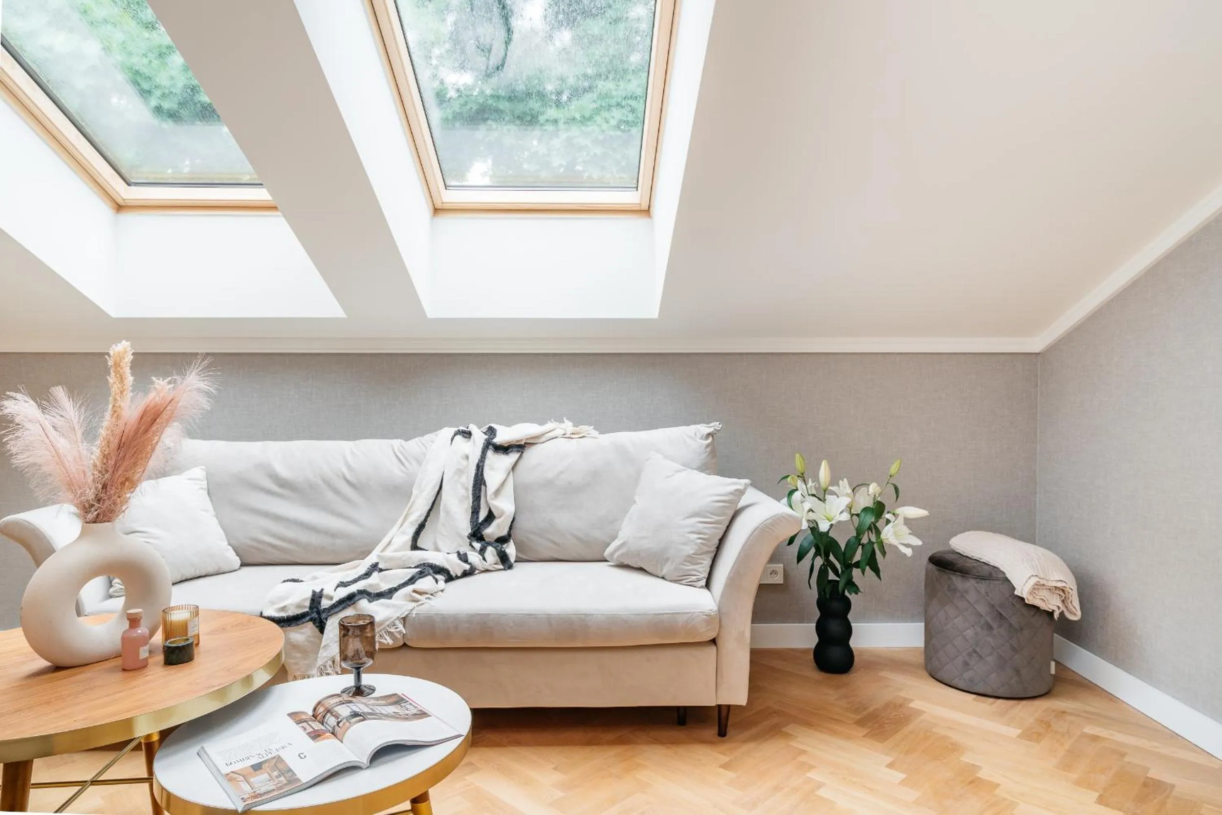 Living room in WillaWawel - LoftAffair Collection