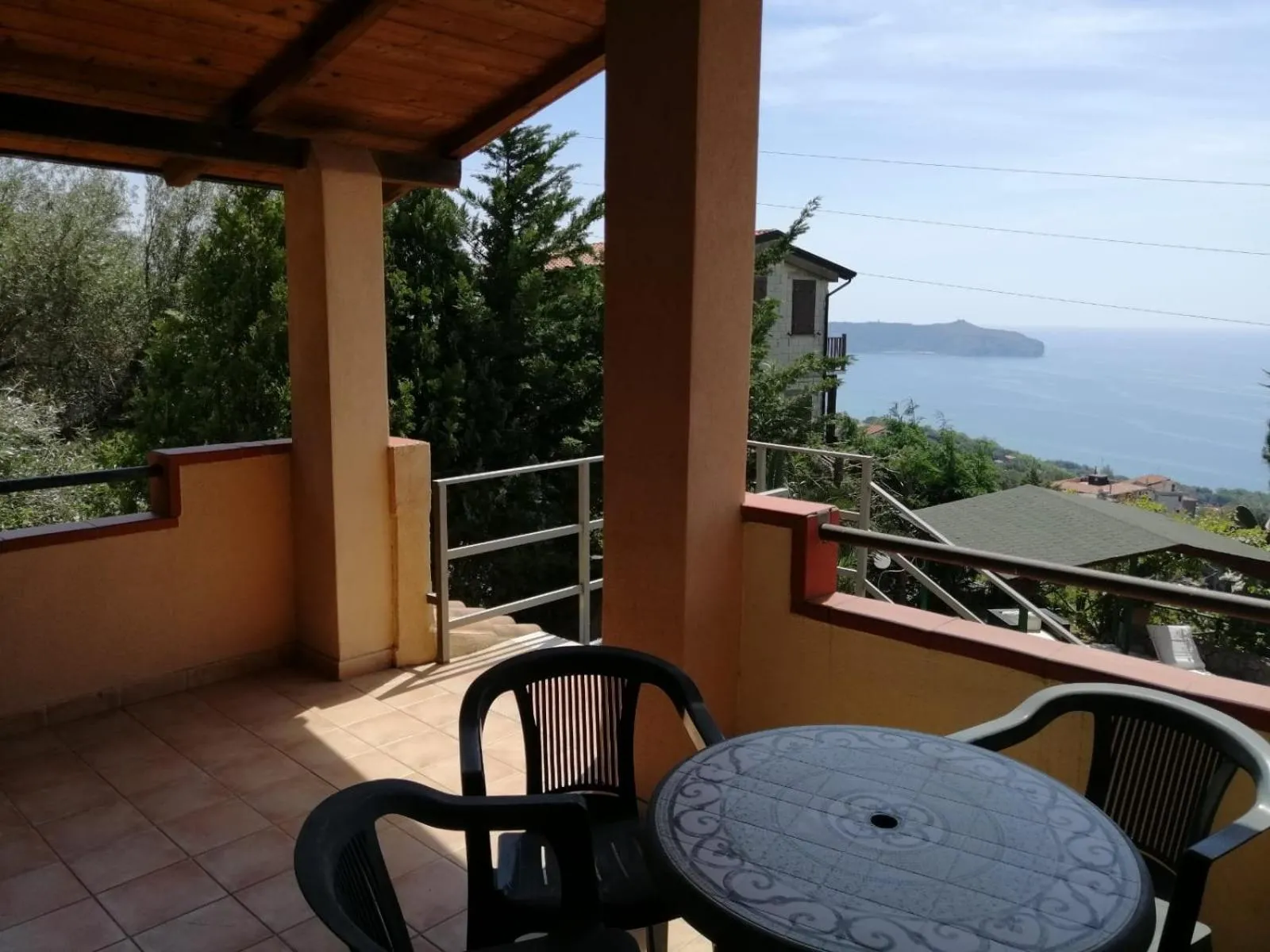 Patio in Villa Incanto B&B
