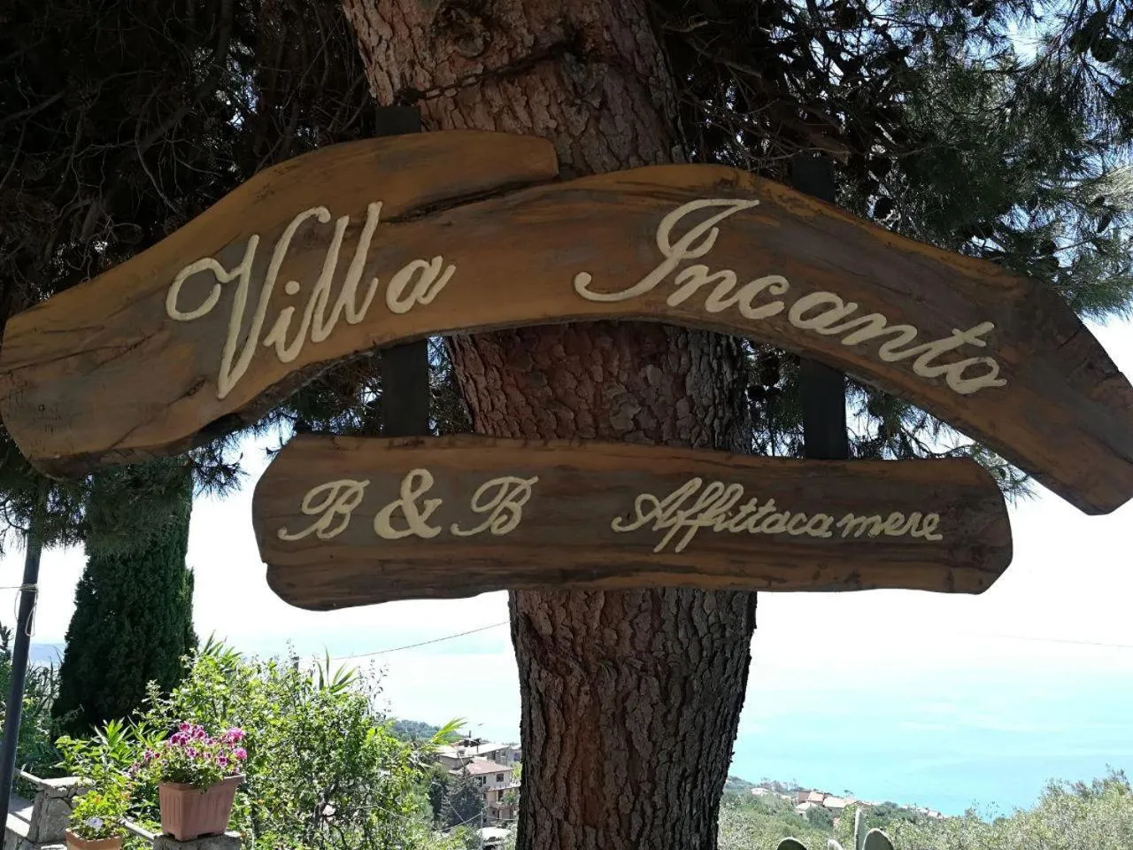 Decorative detail in Villa Incanto B&B