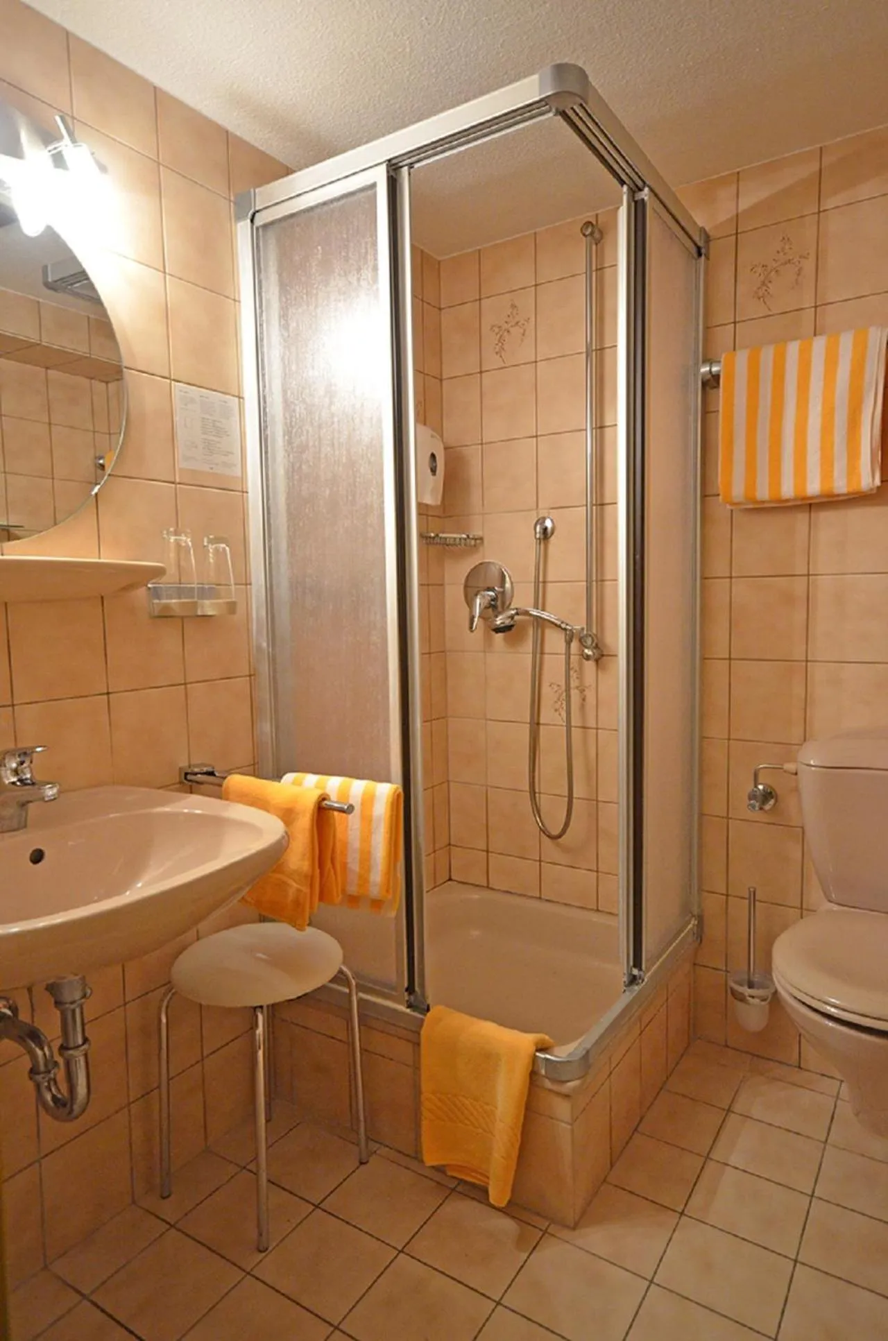 Bathroom in Hotel Burgfrieden