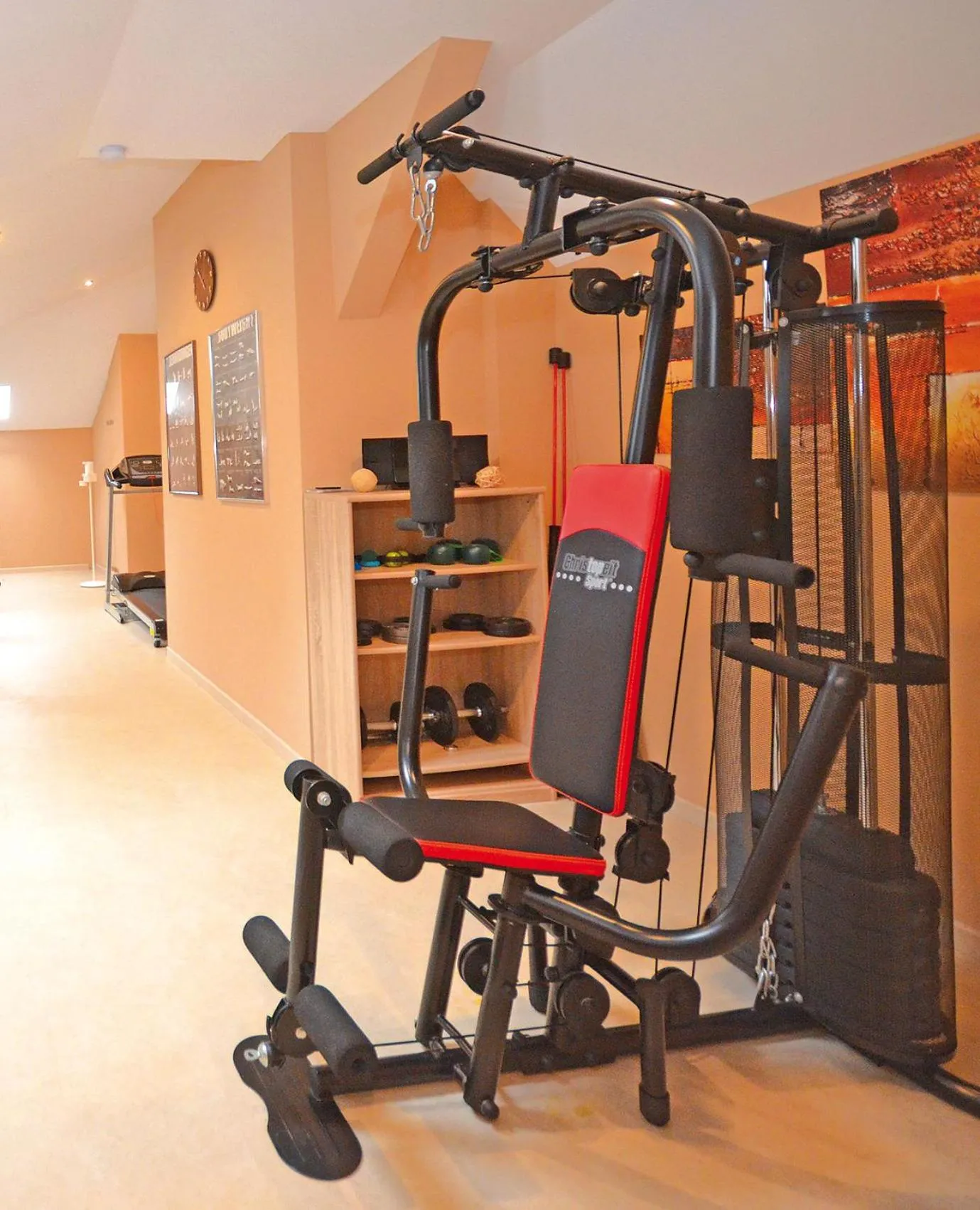 Fitness centre/facilities in Hotel Burgfrieden
