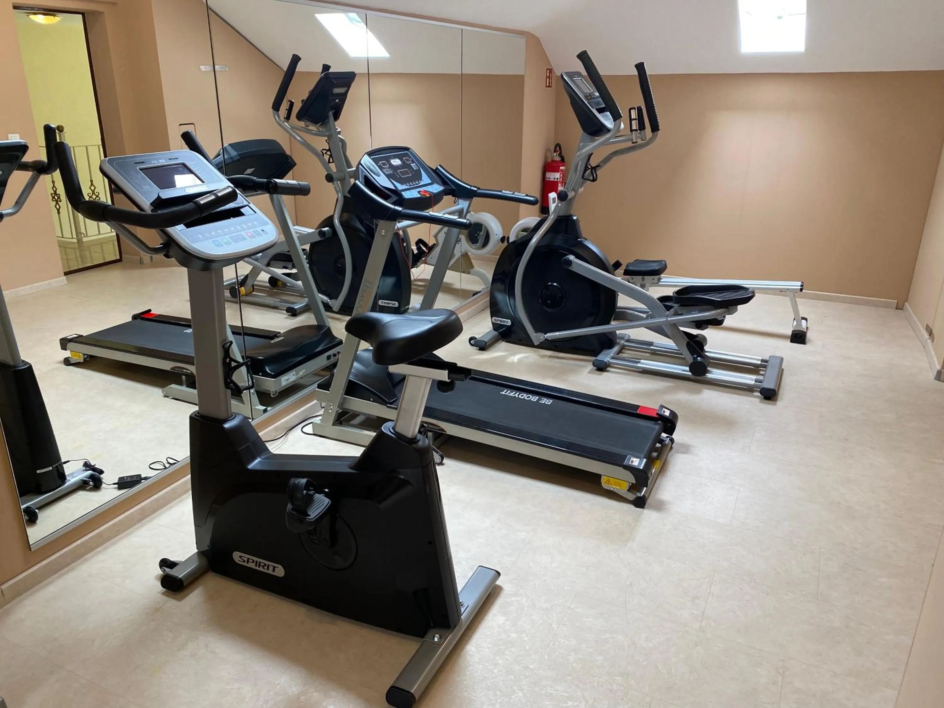 Fitness centre/facilities in Hotel Burgfrieden