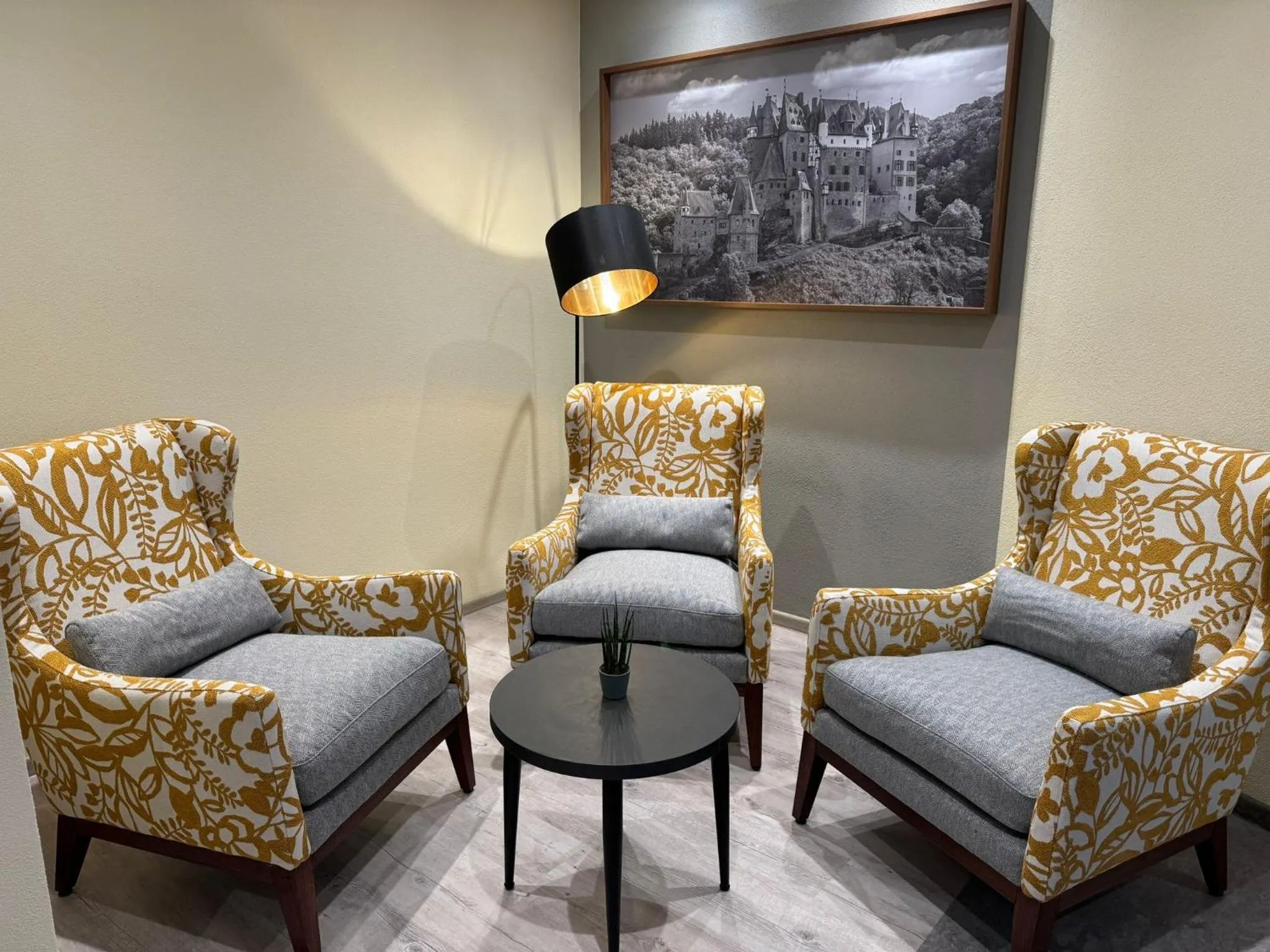 Communal lounge/ TV room in Hotel Burgfrieden